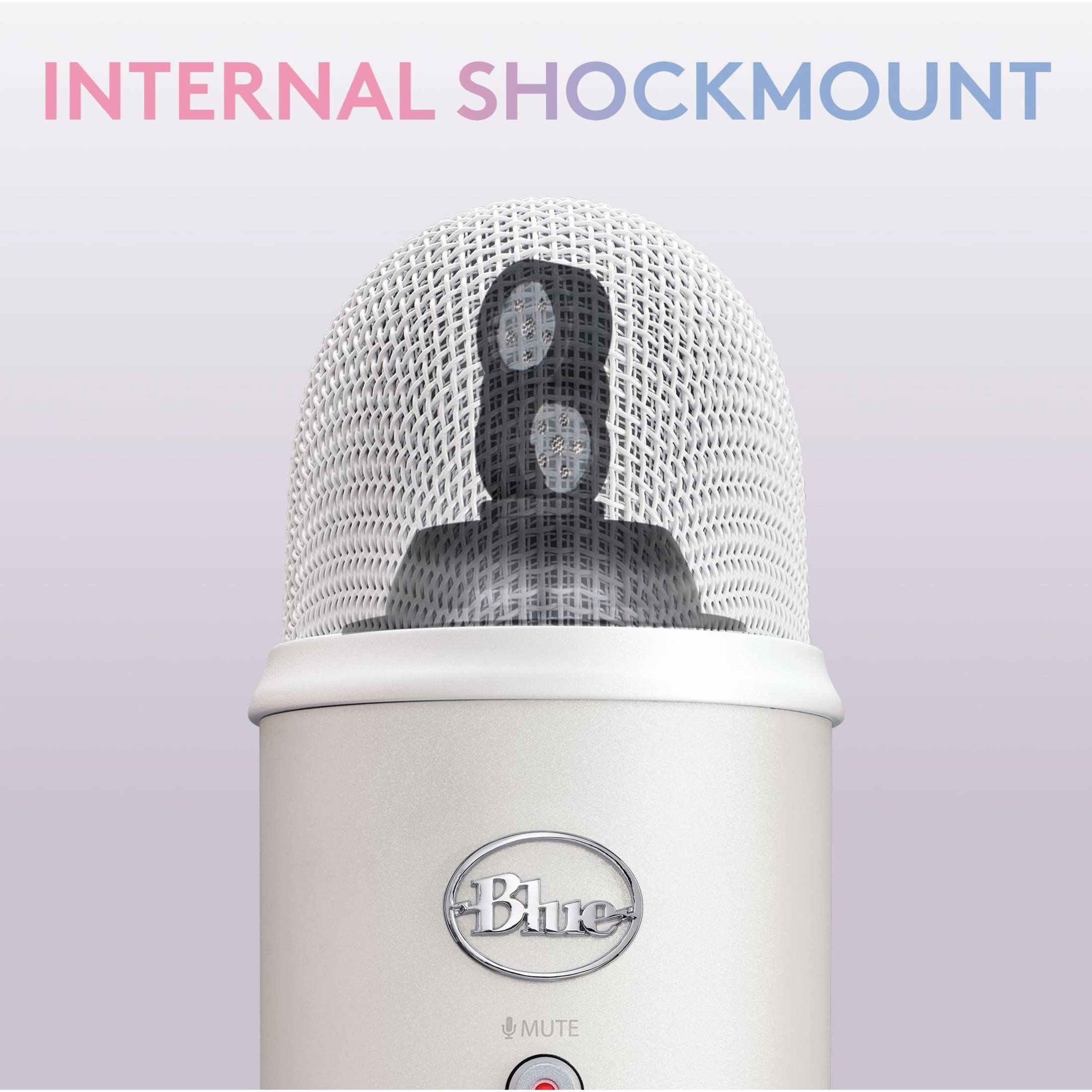 Refurbished - Blue Yeti USB Mic-OFF WHITE-USB- 988-000529