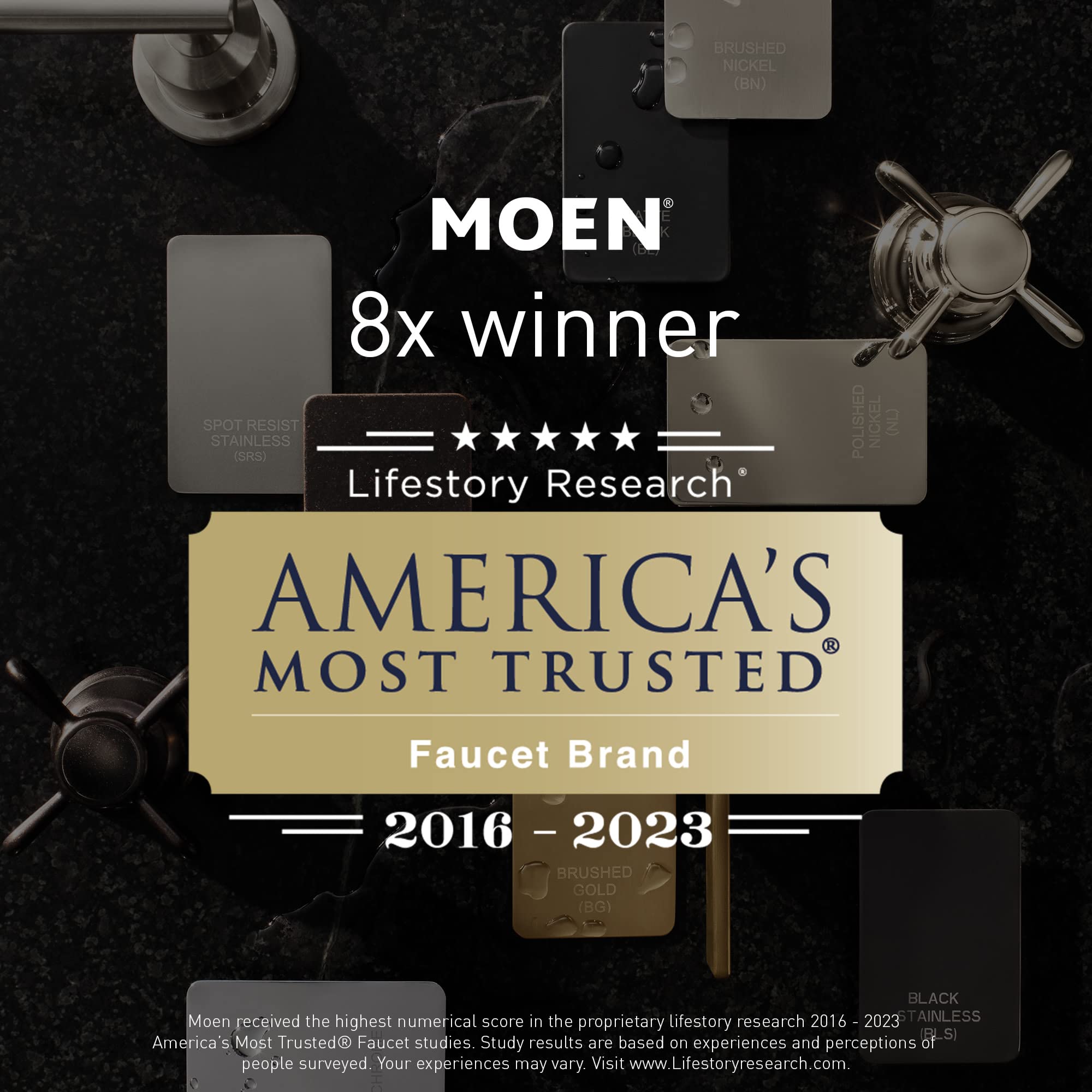 Open Box - Moen WTS911BL - Tub Filler Faucet