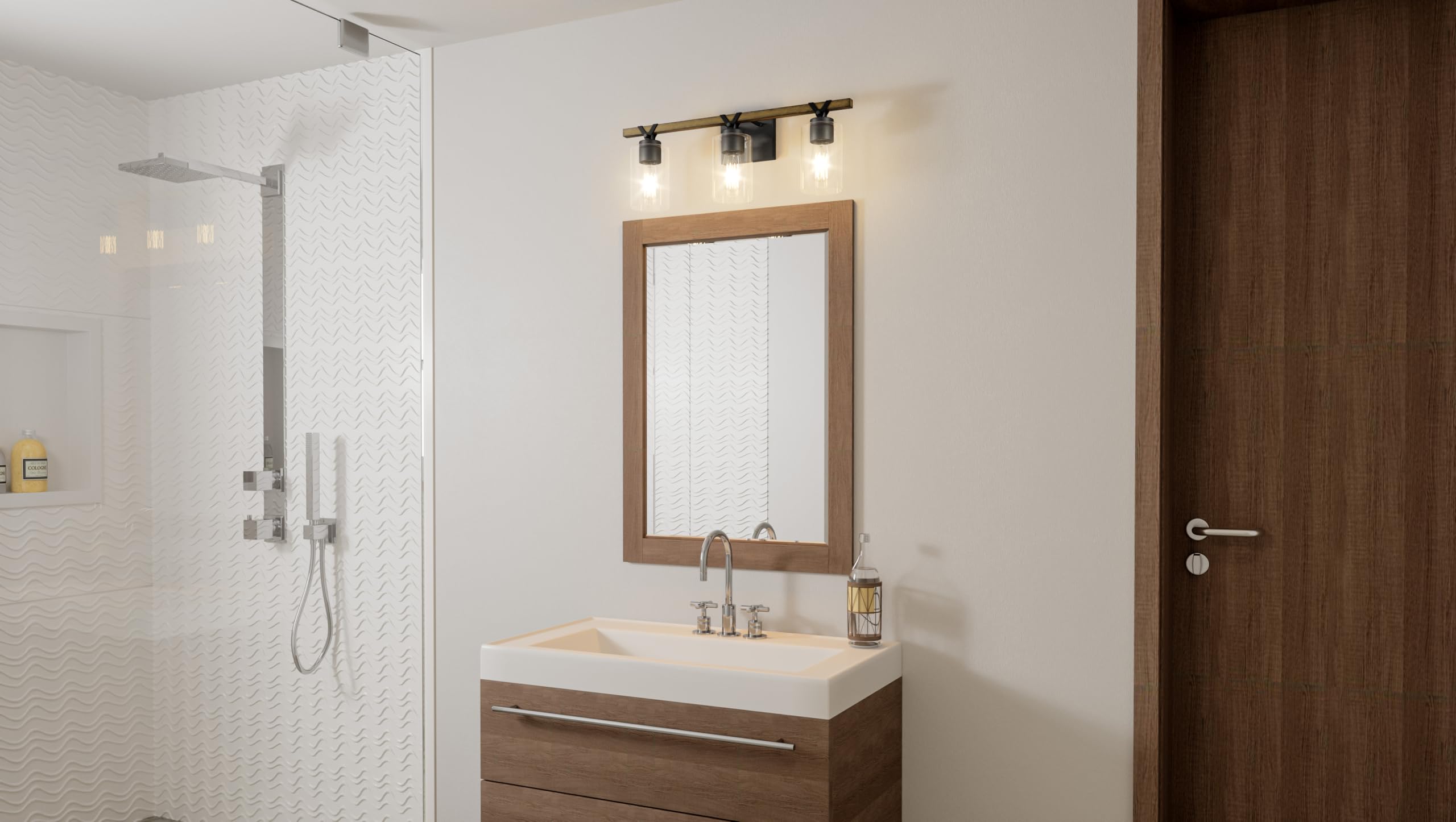 Open Box - Quoizel DEVN8624MBK - Bathroom Fixtures Indoor Lighting