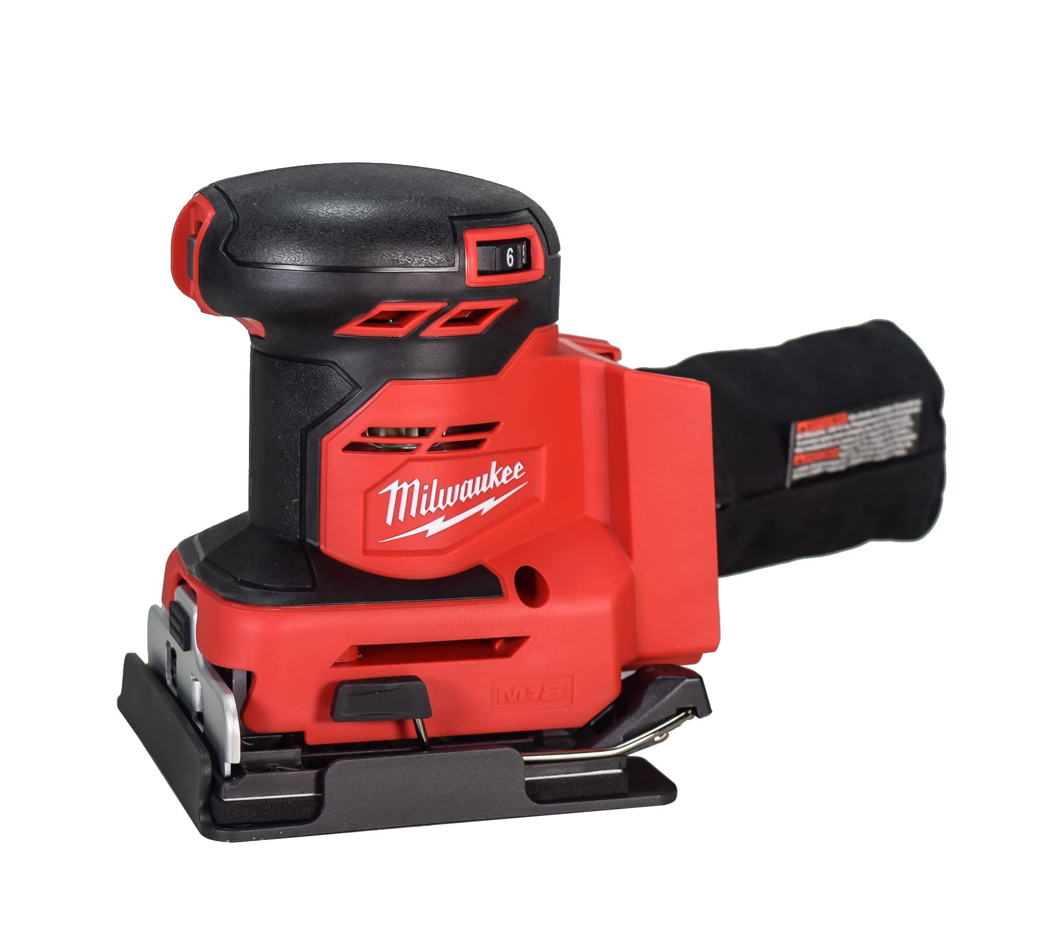 Open Box -  Milwaukee Tool M18 18V Lithium-Ion Cordless Orbital 1/4 Sheet Sander with Attachments (Tool Only) Milwaukee ToolBullseye Deals