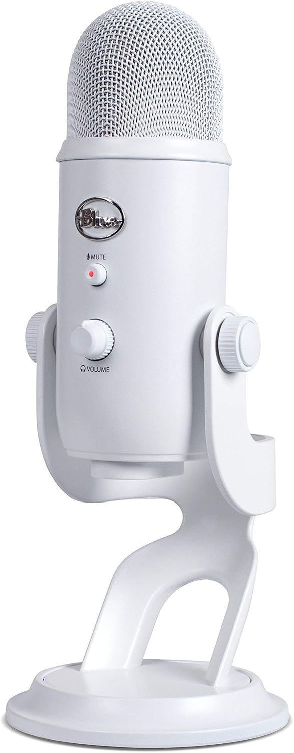 Open Box -  Blue Yeti USB Microphone - Whiteout BlueBullseye Deals