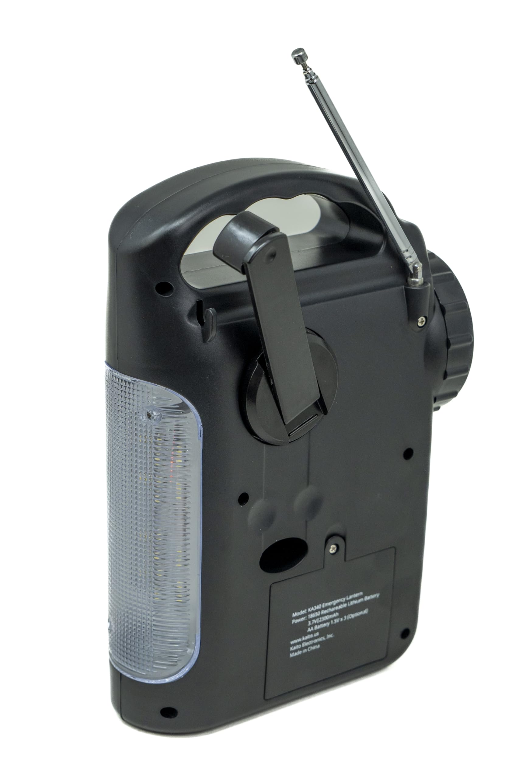 Kaito Led Flashlight, White Light, Black