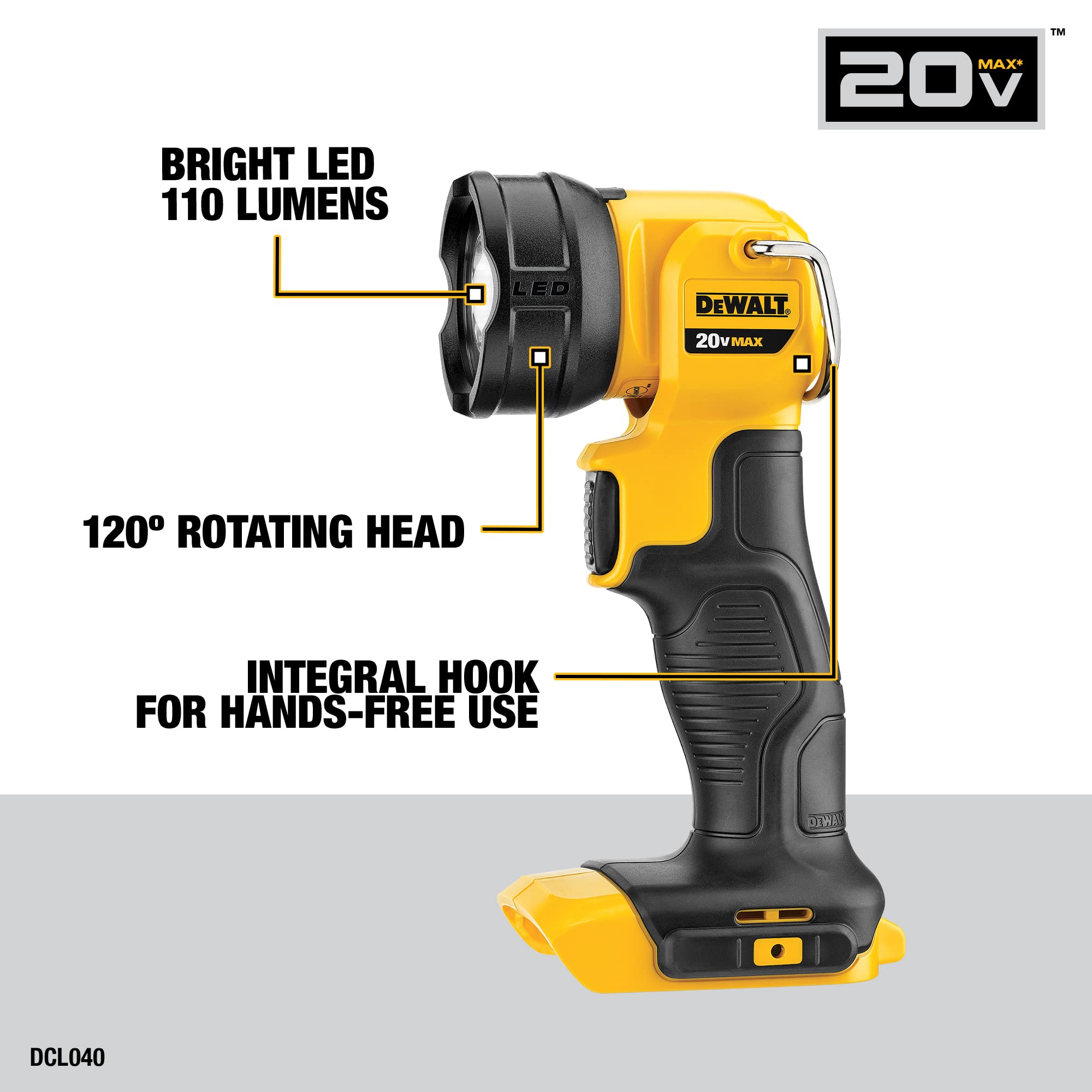 Open Box -  DEWALT DCK421D2 20V MAX Lithium-Ion 4-Tool Combo Kit, 2.0Ah