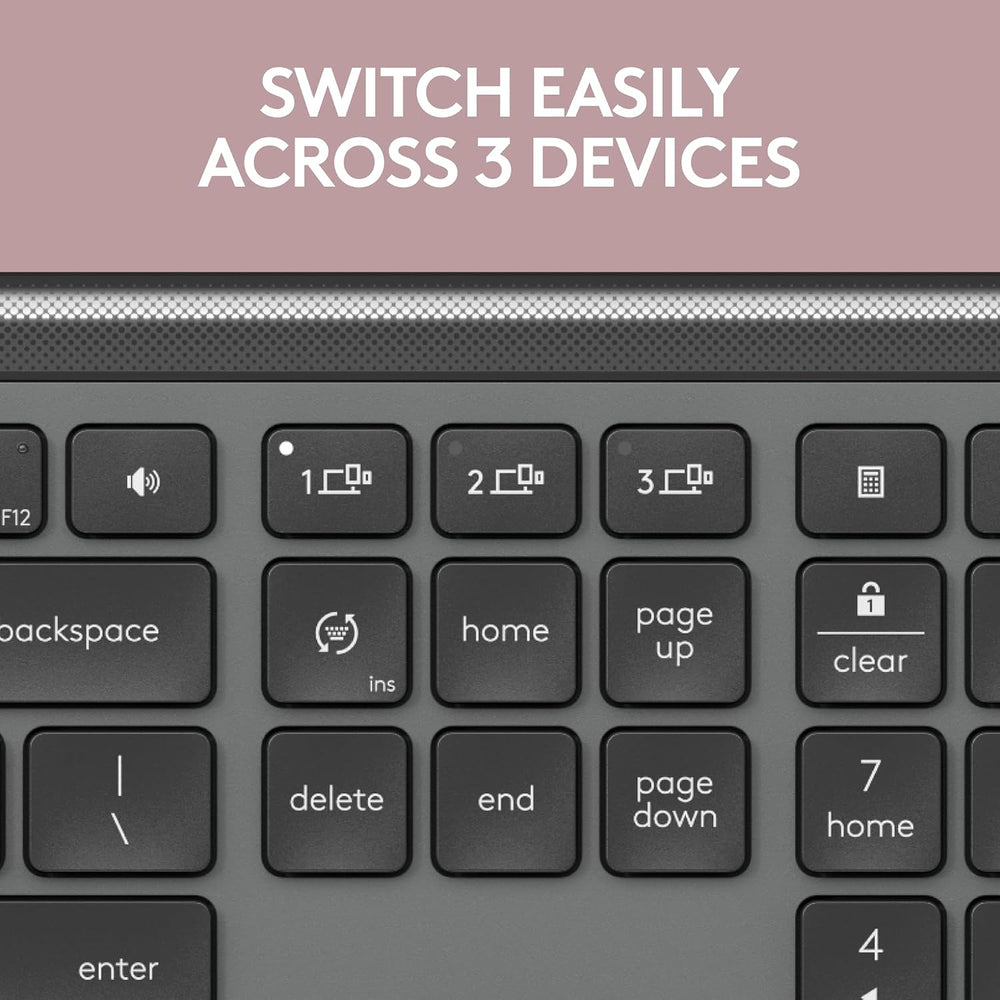 Used - Signature Slim Wireless Keyboard and Mouse Combo MK955-OFF WHITE-US-2.4GHZ/BT-N/A-CAN-215