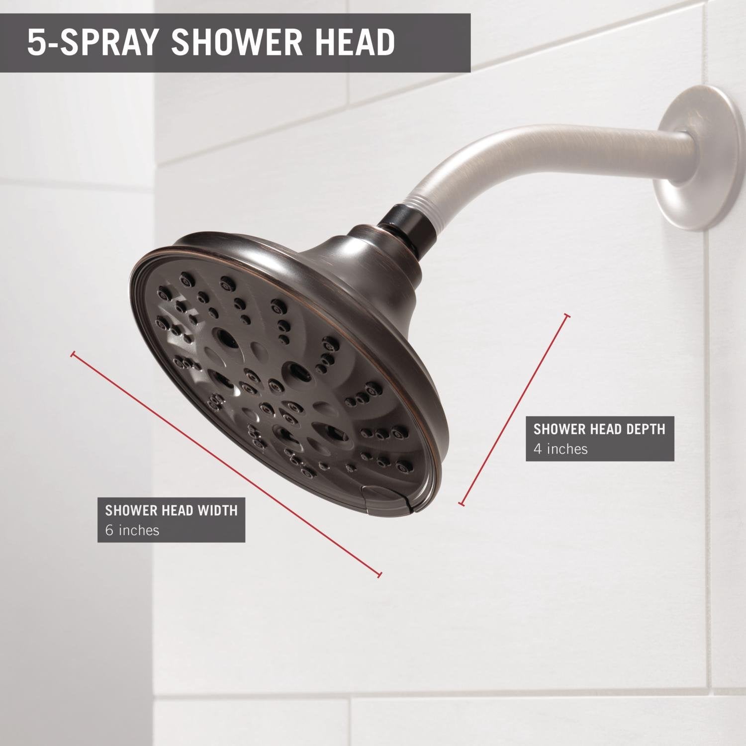 Open Box - Delta 52669-RB - Shower Heads Showers