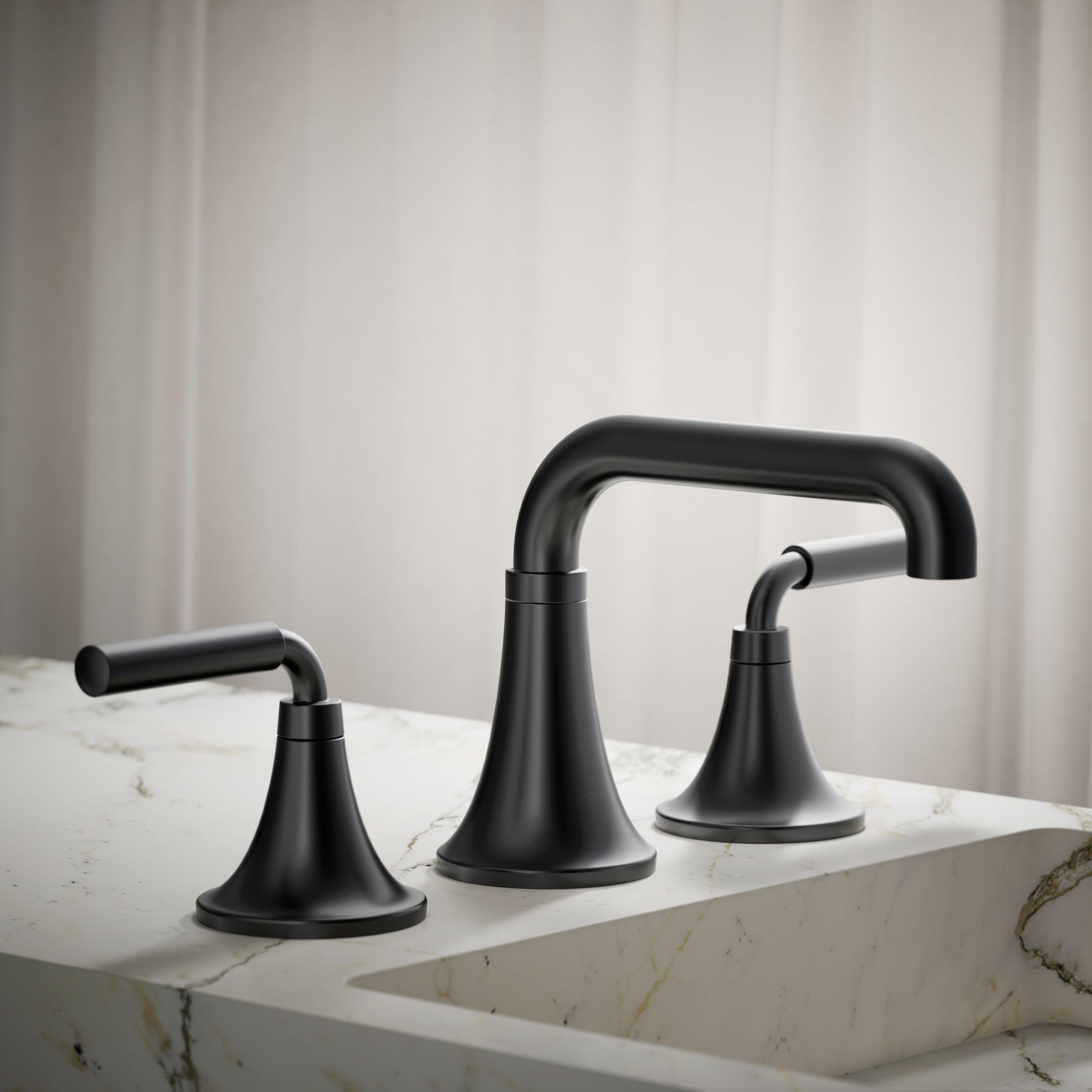 Open Box - Kohler K-27416-4-BL - Bathroom Sink Faucets Faucet