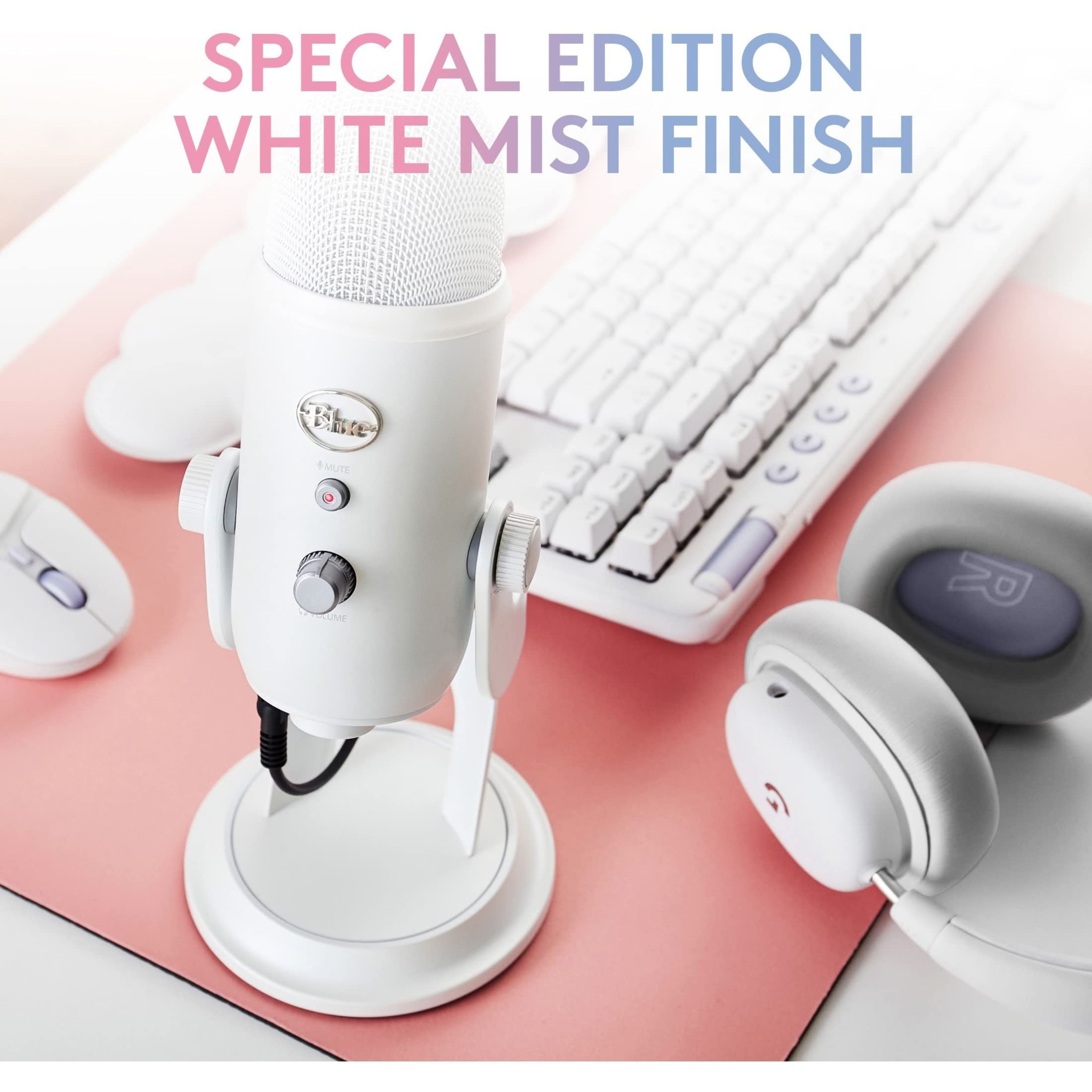Refurbished - Blue Yeti USB Mic-OFF WHITE-USB- 988-000529