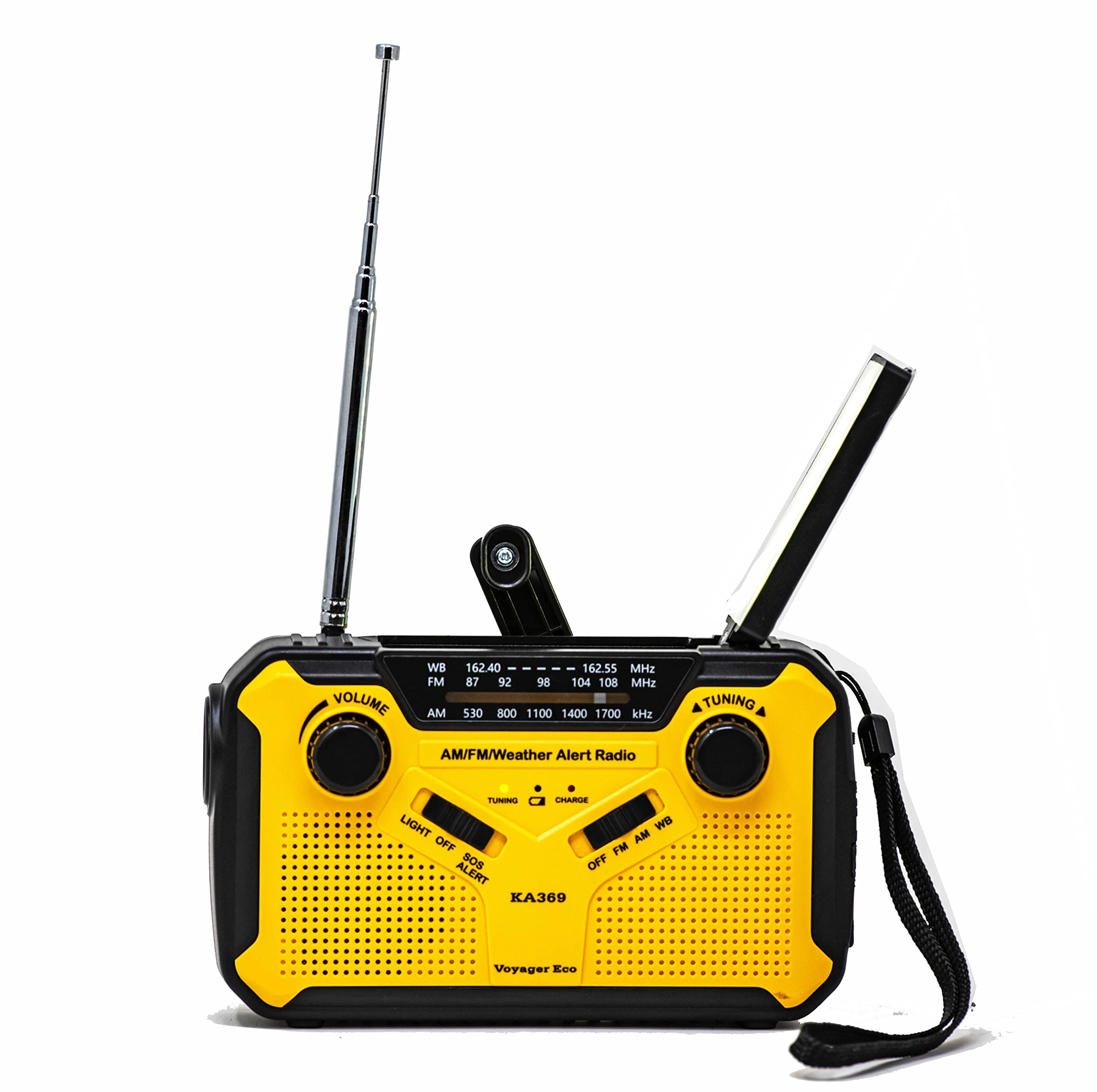 Kaito Voyager Am/fm/sw Radio - Yellow, 17  Height