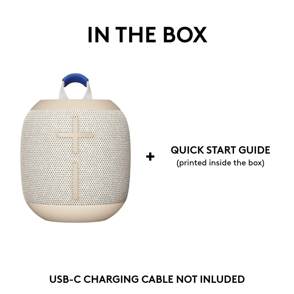 UE WONDERBOOM 4 Bluetooth Speaker - Sand Beige