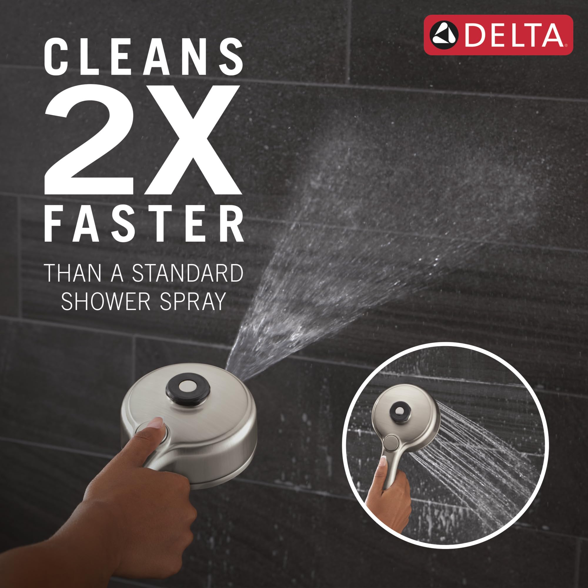 Open Box - Delta 58600-SS-PR25 - Shower Heads Showers