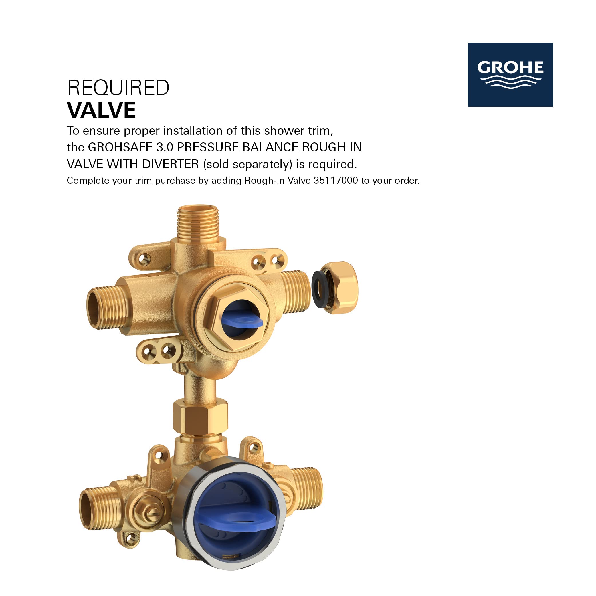 Open Box - Grohe 29423EN0 - Valve Trim Only Showers