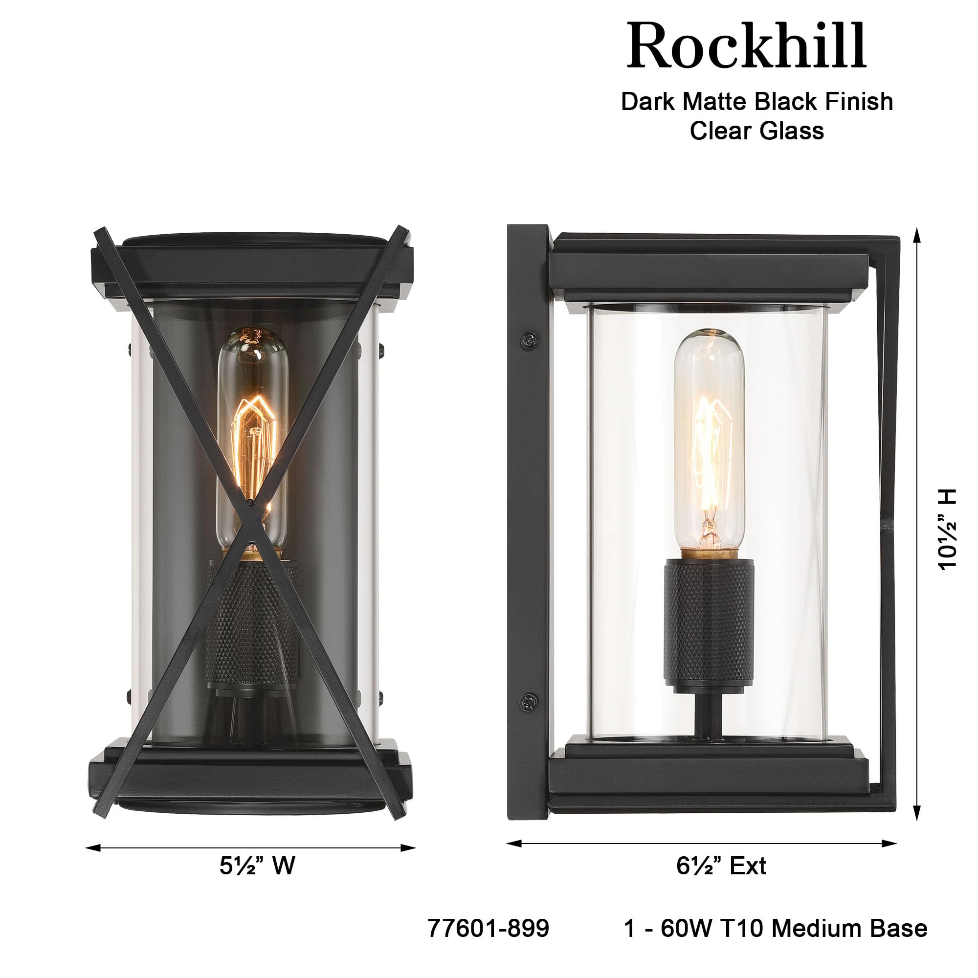 Open Box - The Great Outdoors 77601-899 - Wall Sconces Outdoor Lighting