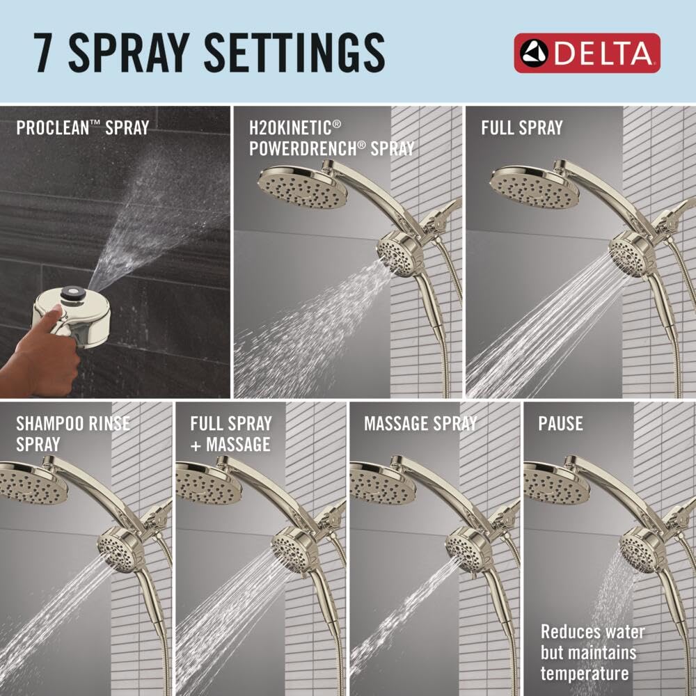 Open Box - Delta 58600-PN-PR - Shower Heads Showers