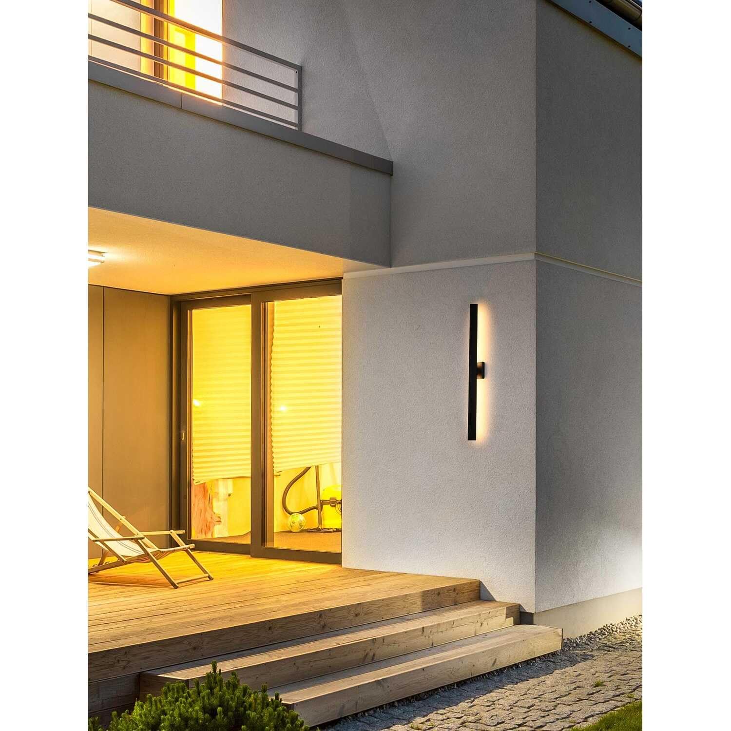 Open Box - Elegant Lighting OD505W38BK - Wall Sconces Outdoor Lighting
