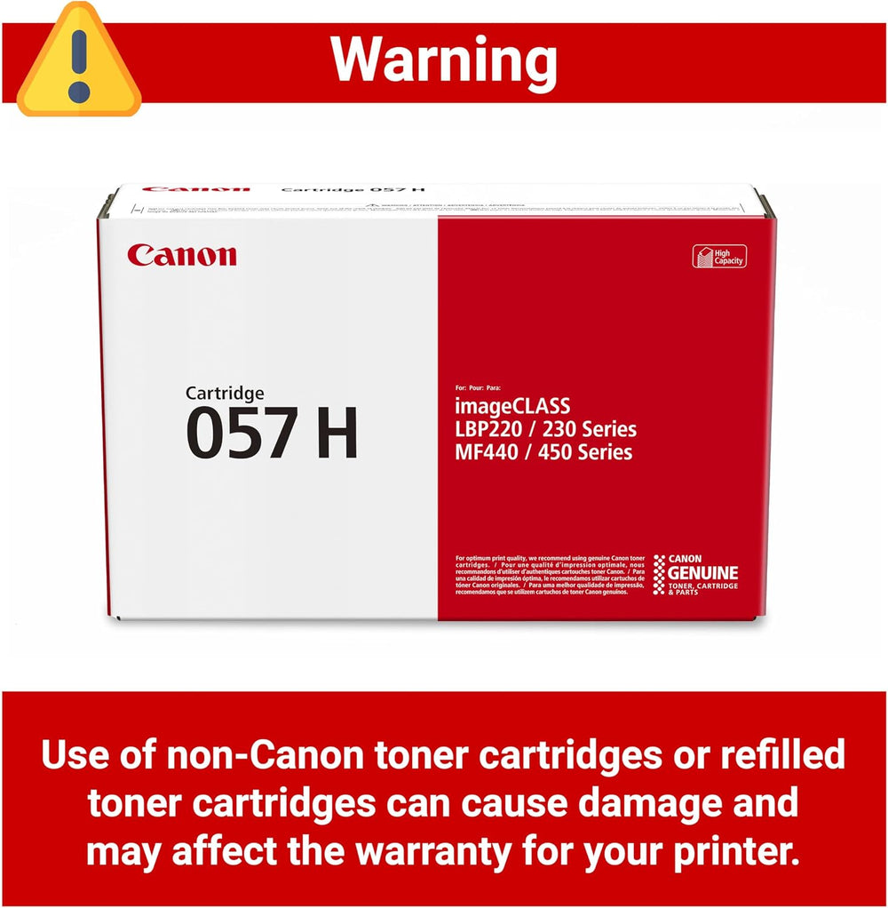Used - CANON 057 HY BLACK TONER CART 013803315226