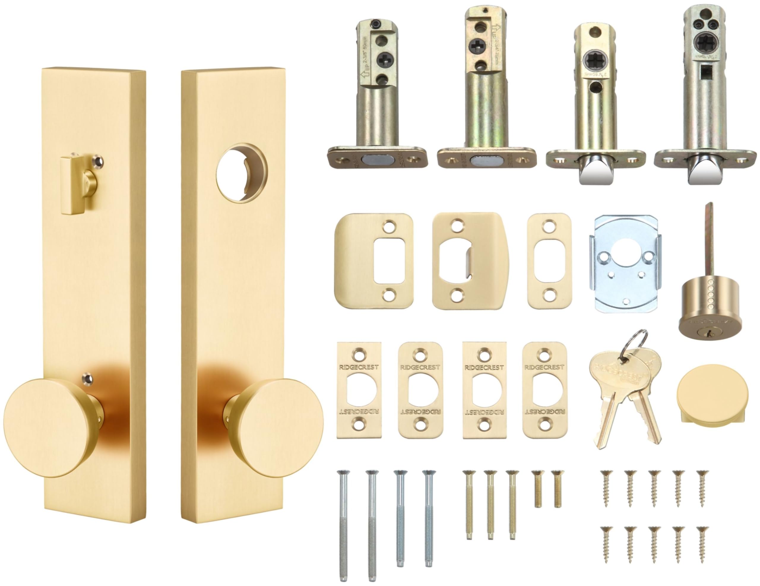 Open Box - Sure-Loc ZT307 SB - Door Knob Combo Packs Door Hardware