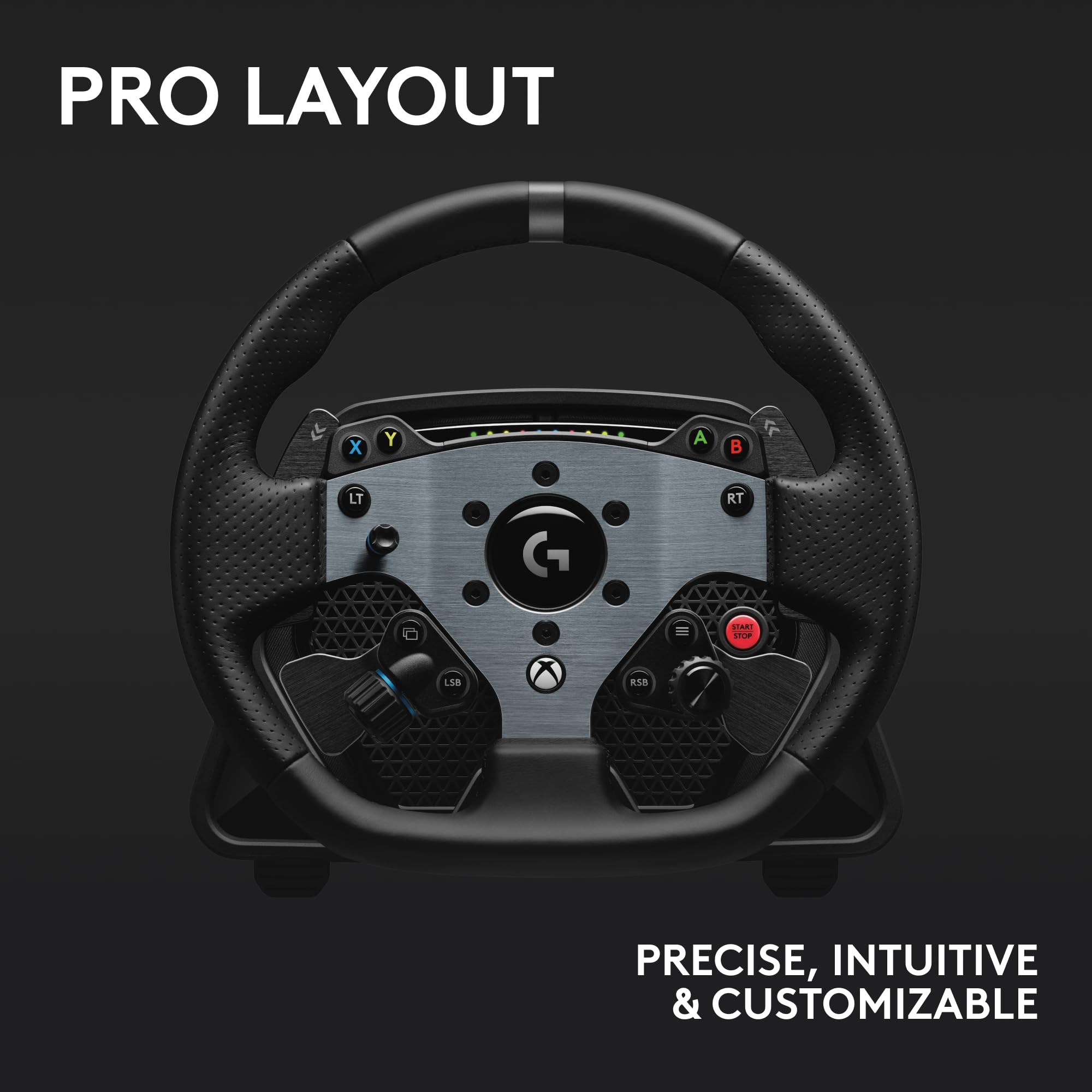 Open Box -  G PRO Racing Wheel-BLACK-USB-PLUGB-XBOX 941-000192