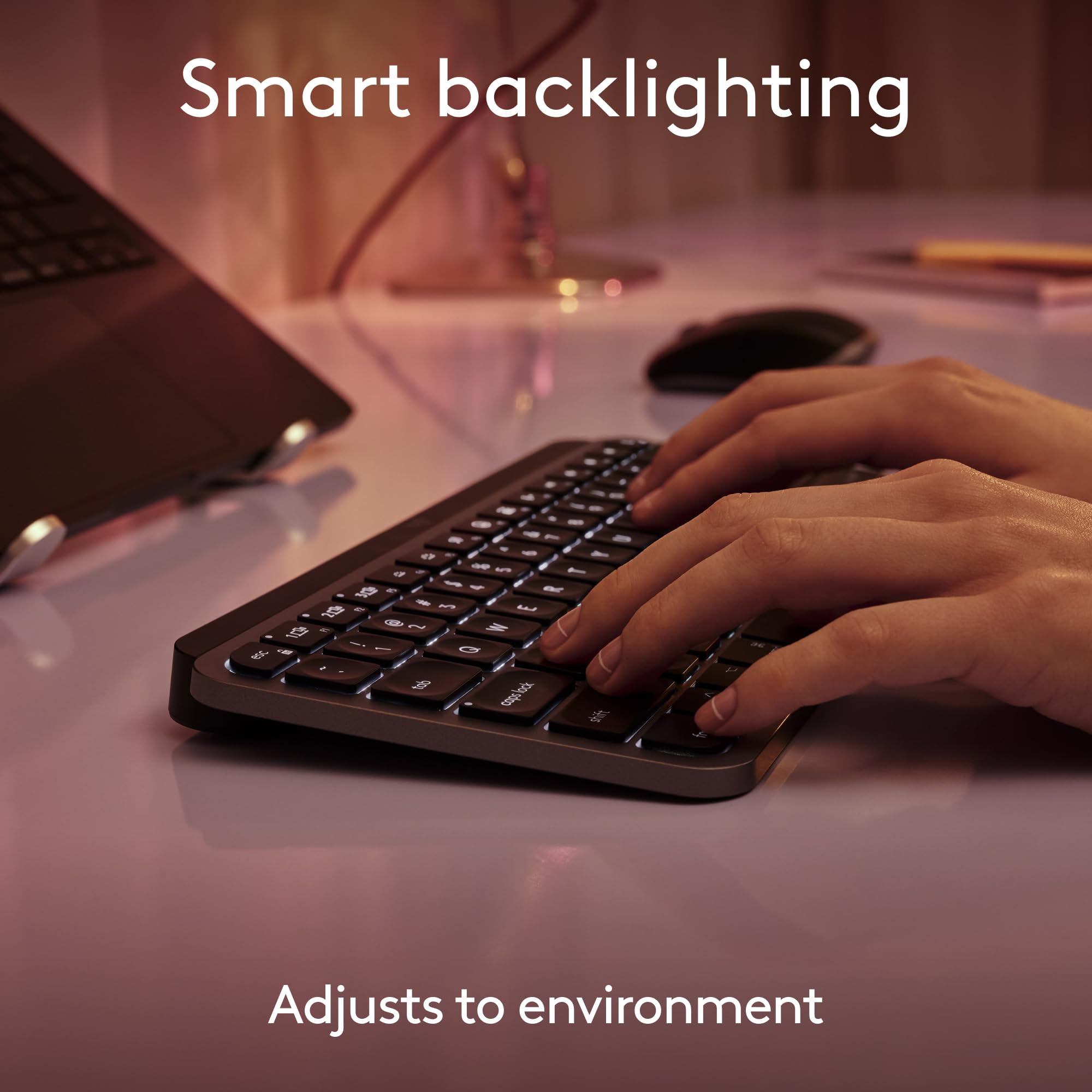 Refurbished - Logitech - MX Keys Mini TKL Bluetooth Scissor Mini MX Keys Switch Keyboard