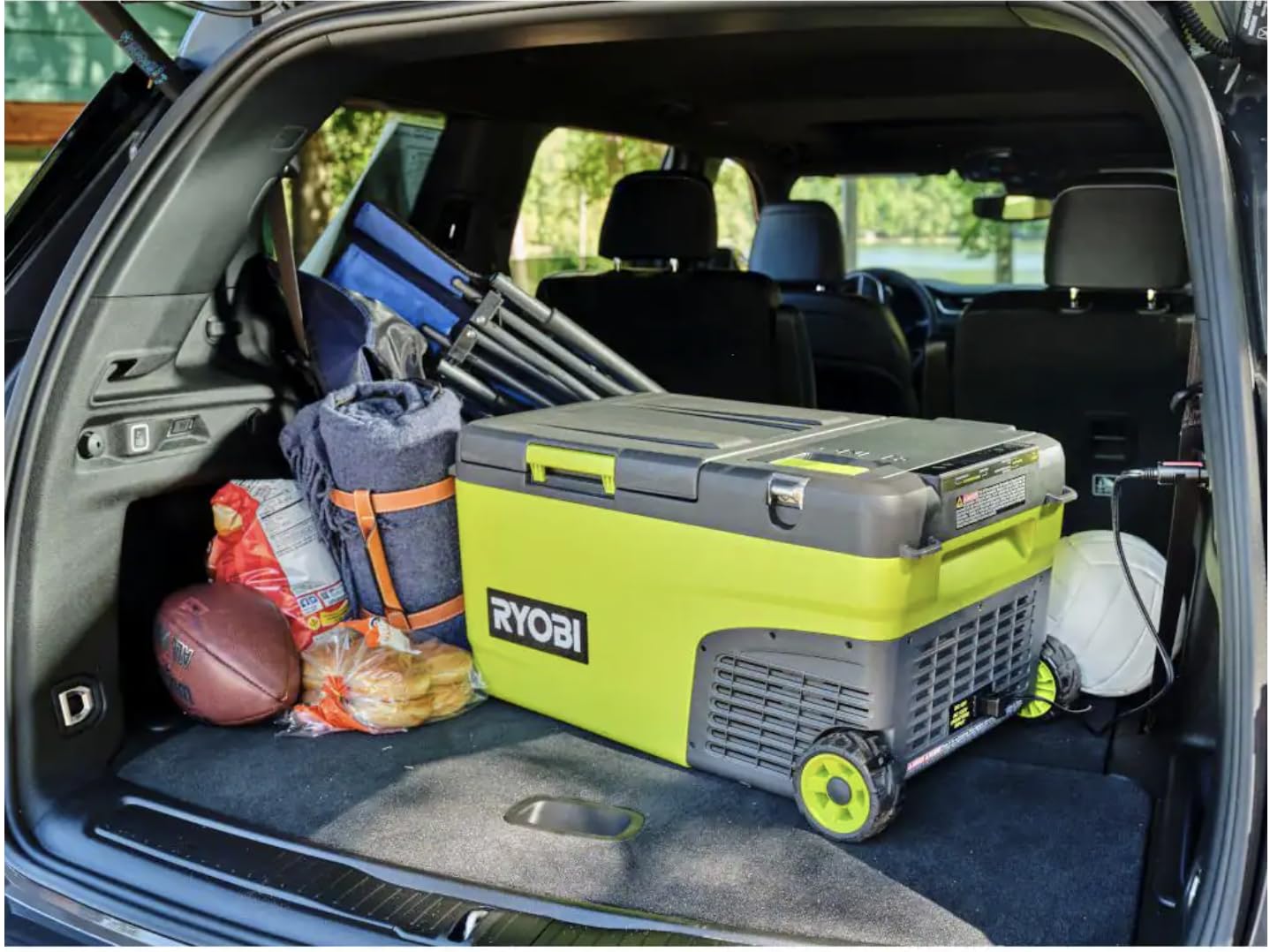 Open Box -  RYOBI ONE+ 18V 24 Qt. Hybrid Battery Powered Iceless Cooler (Tool Only), Green RYOBIBullseye Deals