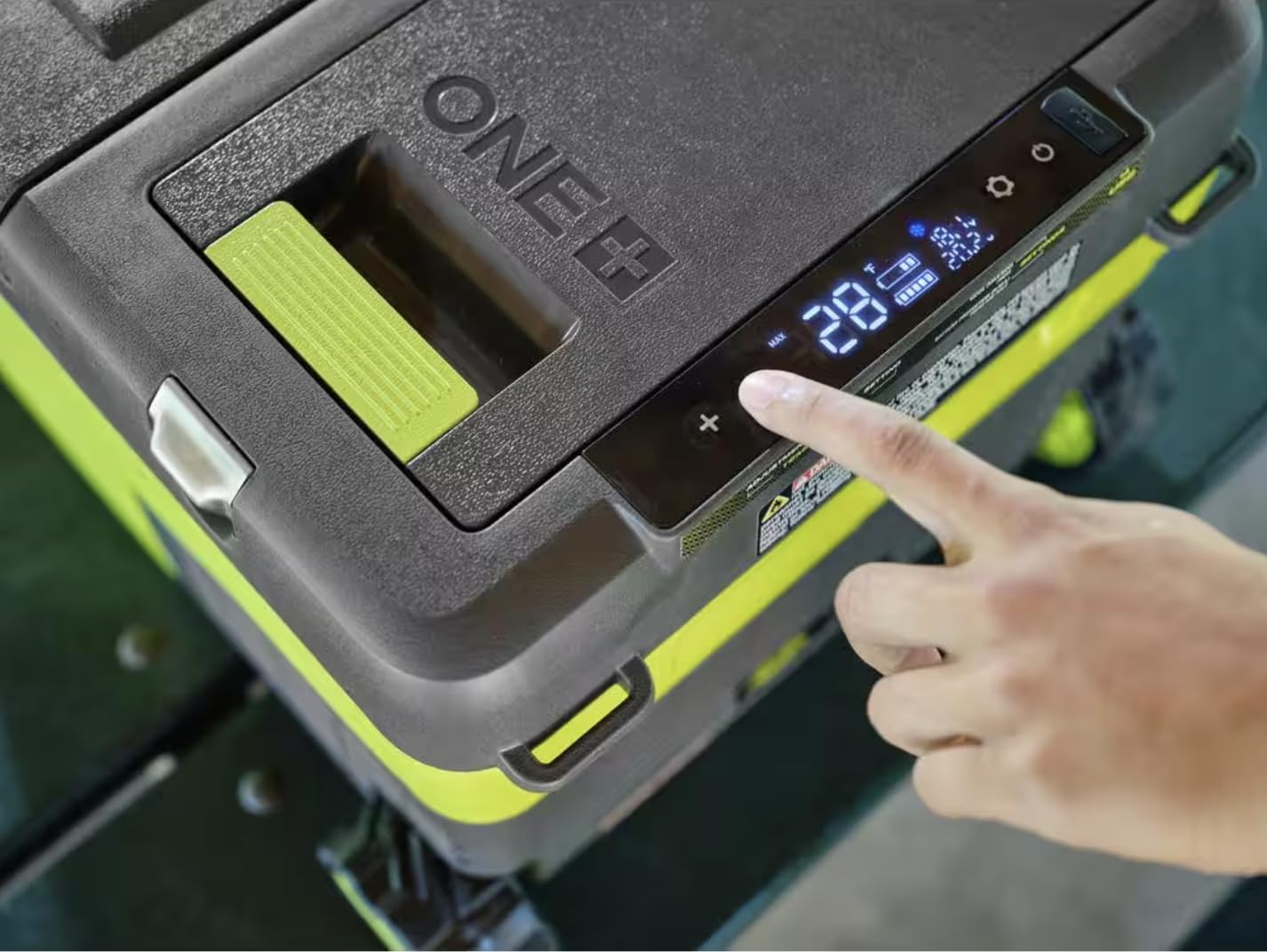 Open Box -  RYOBI ONE+ 18V 24 Qt. Hybrid Battery Powered Iceless Cooler (Tool Only), Green RYOBIBullseye Deals