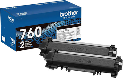 Used - BROTHER TN7602PK HYBLK TNR 2PK 012502656647