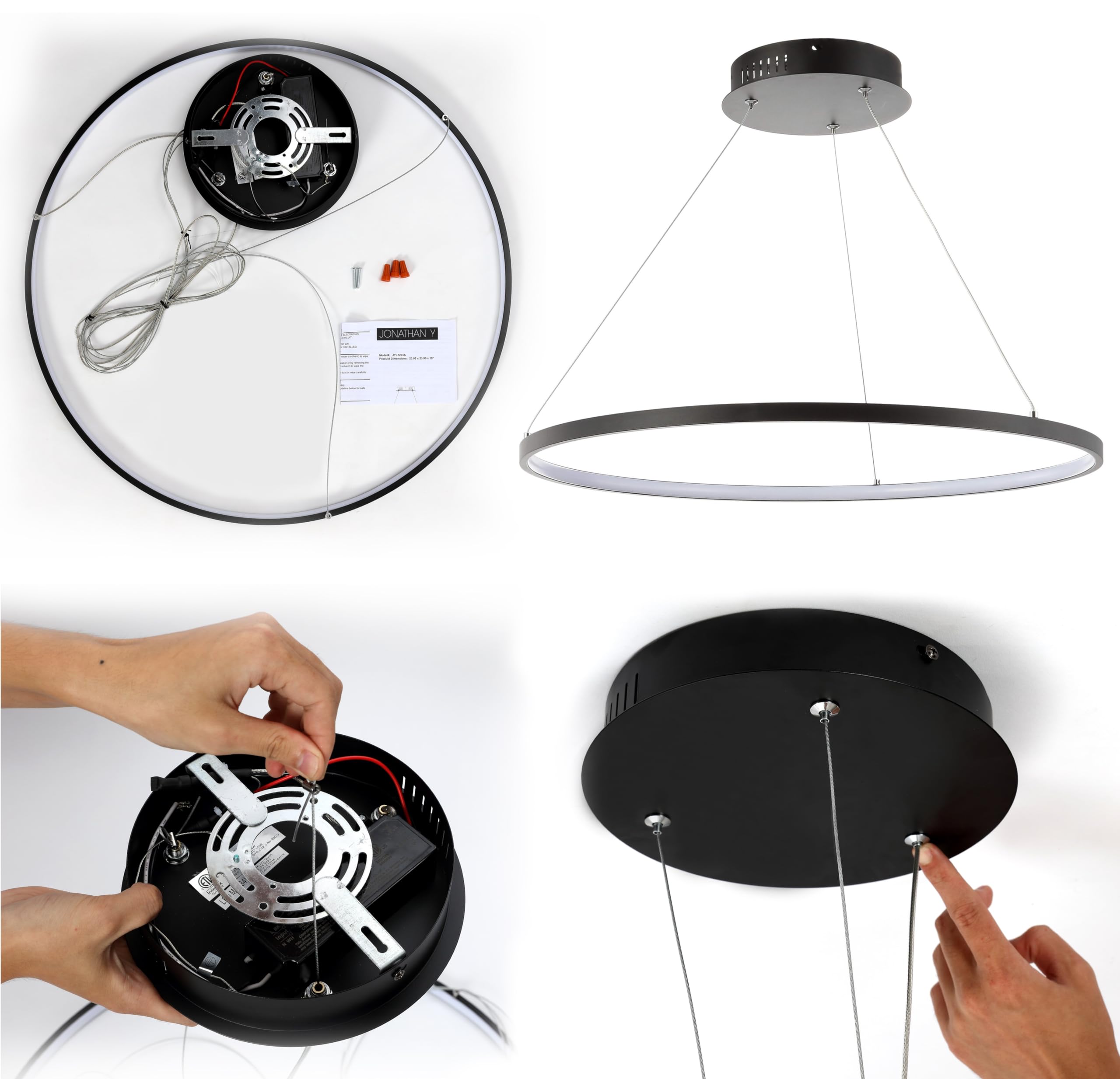 Open Box - JONATHAN Y Lighting JYL7203C - Pendants Indoor Lighting