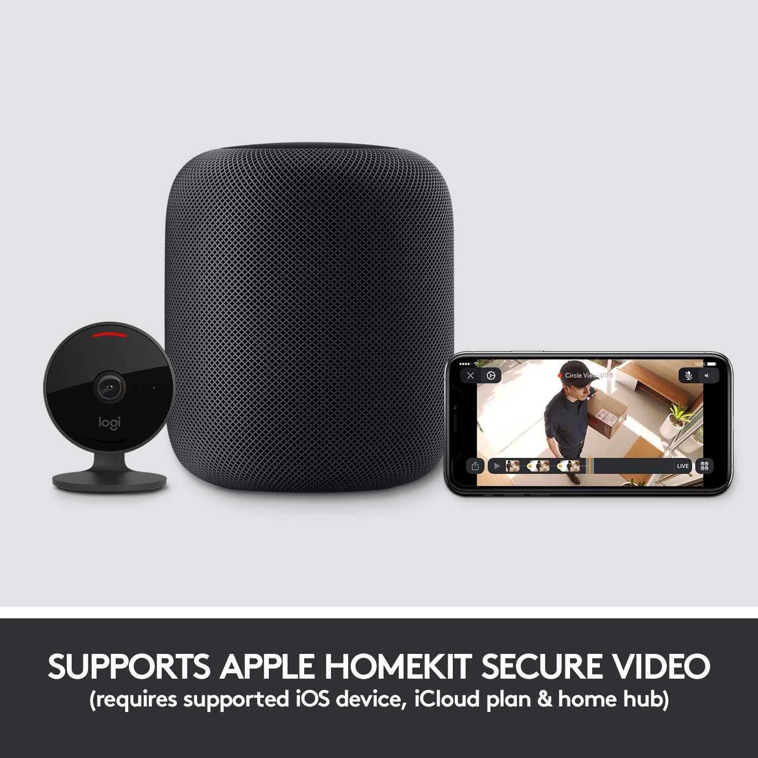 Refurbished - Circle View Camera-GRAPHITE-WIFI-PLUGA-WIRED 961-000489