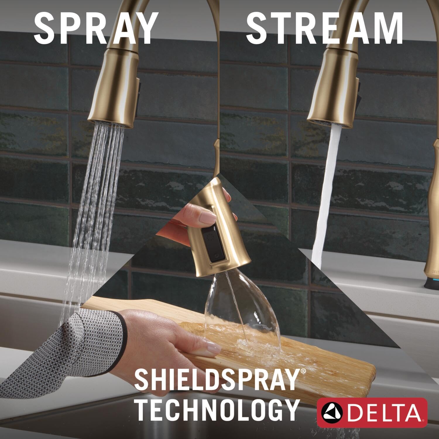 Open Box - Delta 19888TLZ-CZ-DST - Kitchen Faucet
