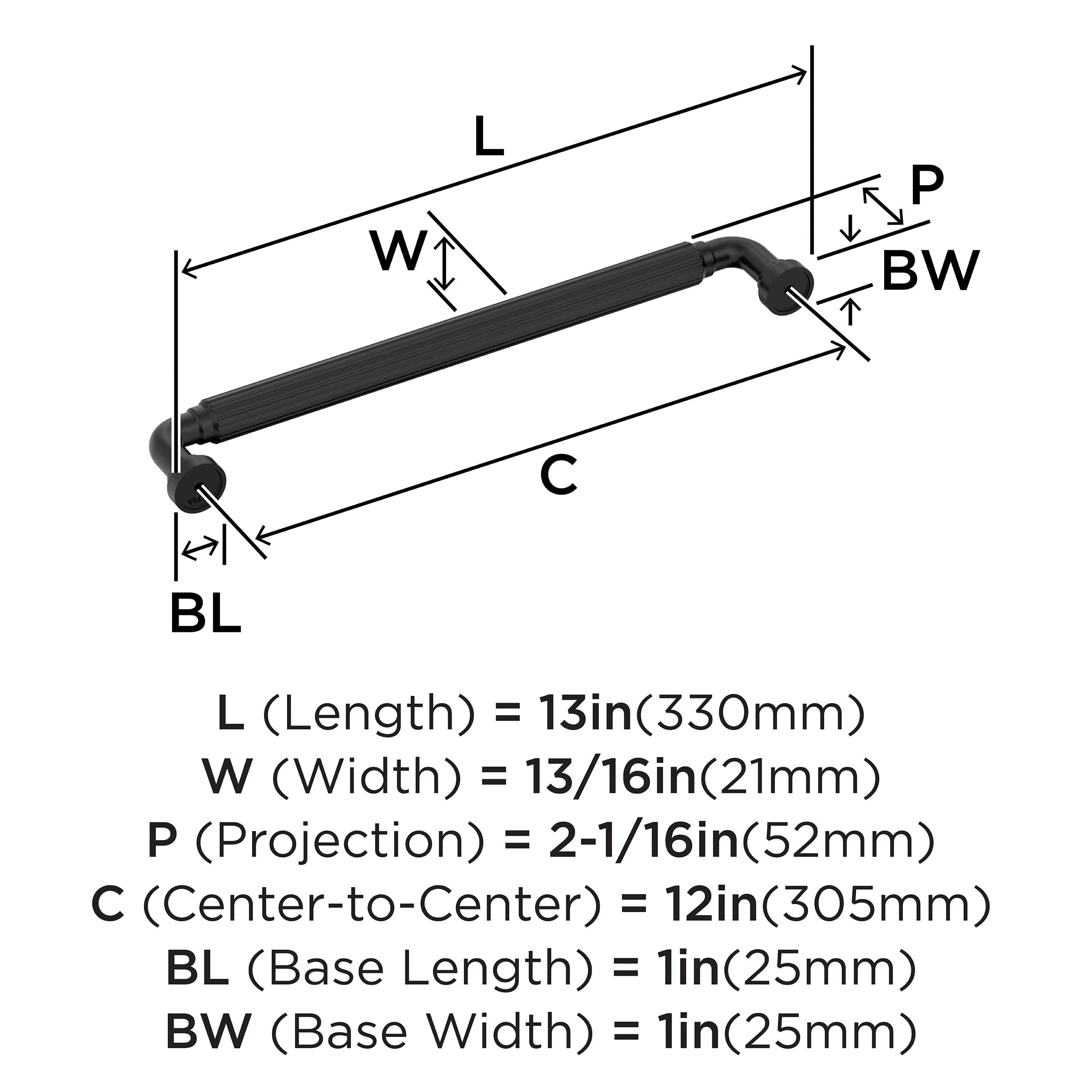 Open Box - Amerock BP37709MB - Pulls Cabinet Hardware