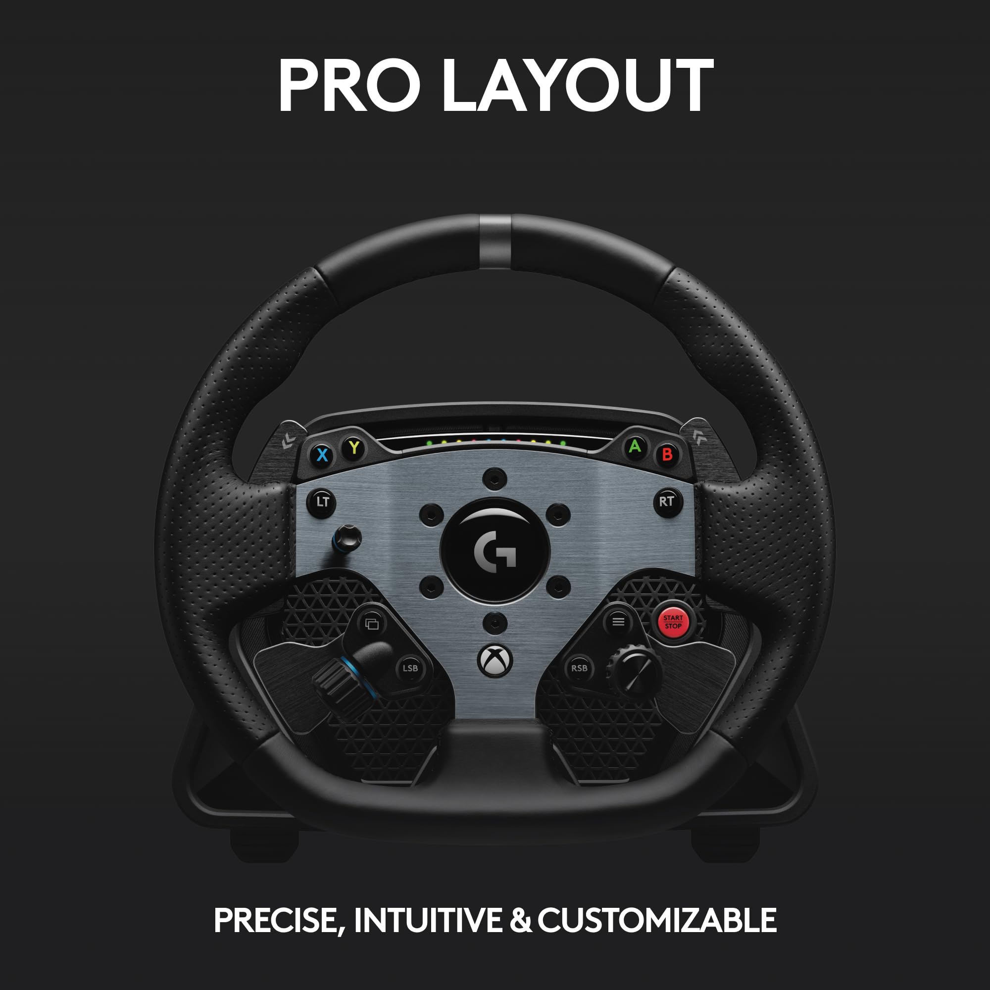 Open Box -  G PRO Racing Wheel-BLACK-USB-PLUGB-XBOX 941-000192