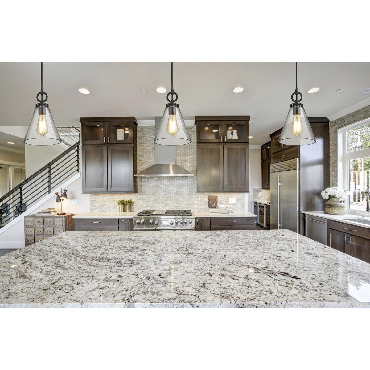Open Box - Z-Lite 3034P8-MB - Pendants Indoor Lighting