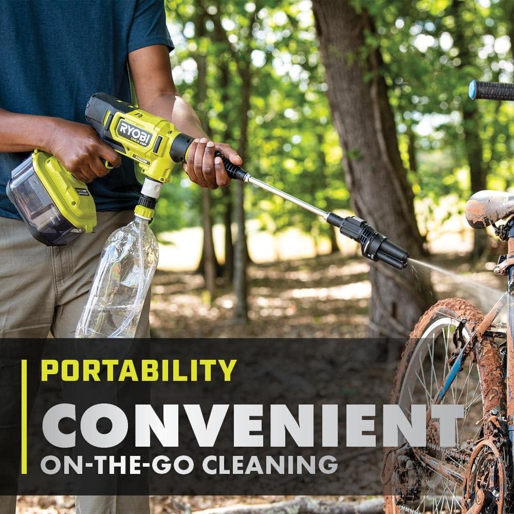 Open Box -  RYOBI ONE+ HP 18V Brushless EZClean 600 PSI 0.7 GPM Cordless Cold Water Power Cleaner (Tool Only)