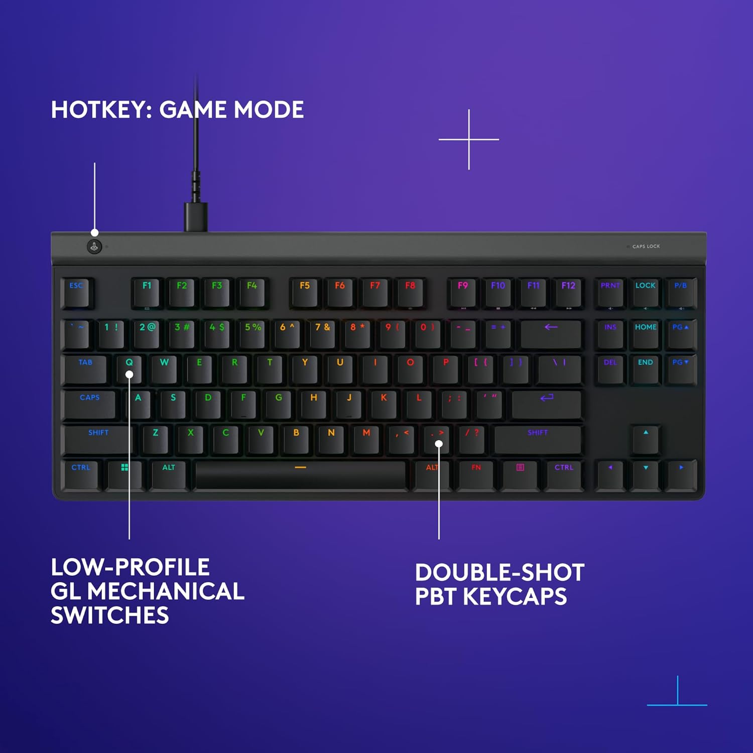 Refurbished - G515 TKL Wired Low Profile Gaming Keyboard