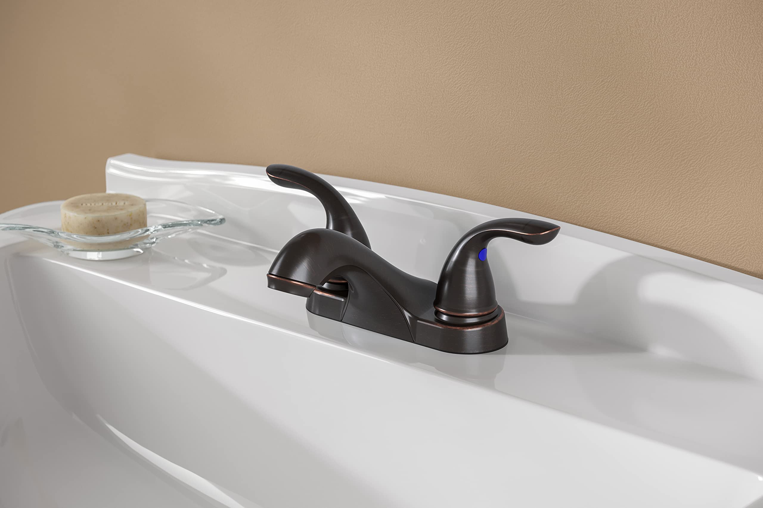 Open Box - Pfister LG142-800Y Pfirst Series Lead Free Single Handle 4" Centerset
