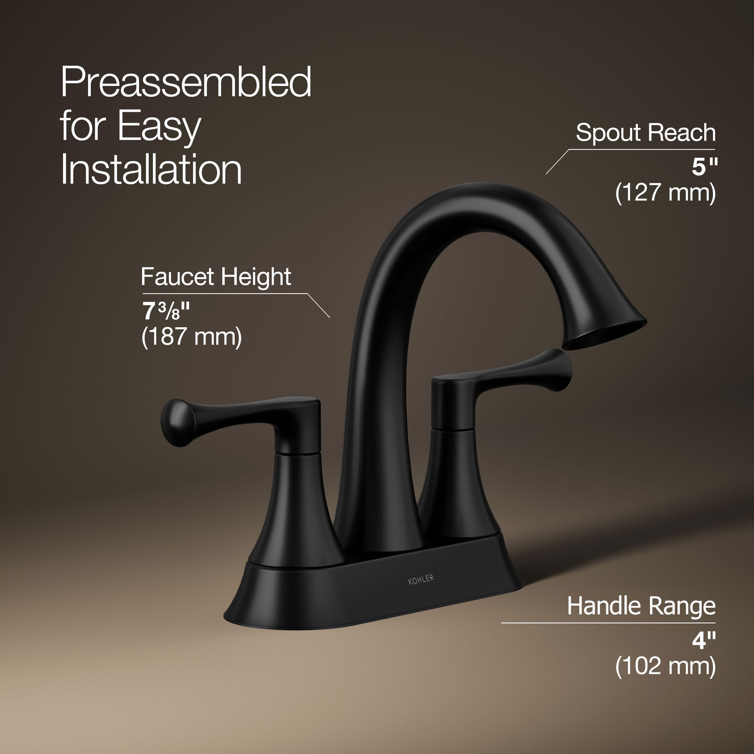 Open Box - Kohler K-35951-4-BL - Bathroom Sink Faucets Faucet