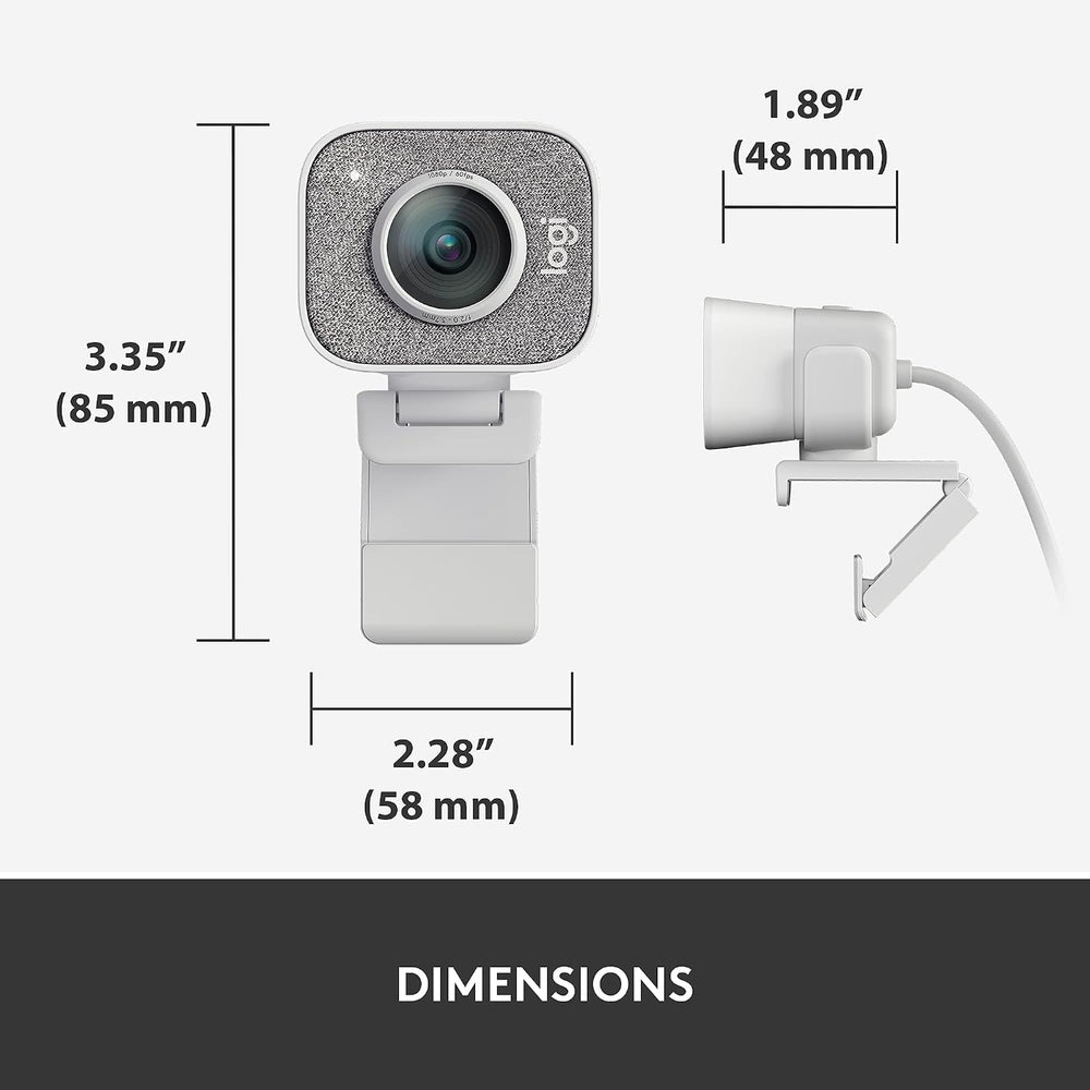 Refurbished - WEBCAM-StreamCam Plus-OFF-WHITE-USB-N/A-AMR-403-ON LINE