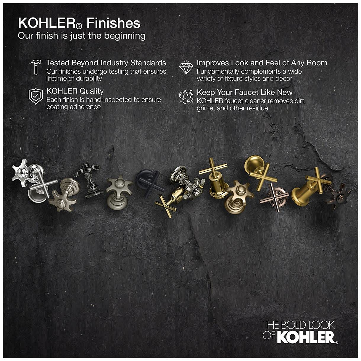 Open Box - Kohler K-98344-BL - Slide Bars Shower Accessories