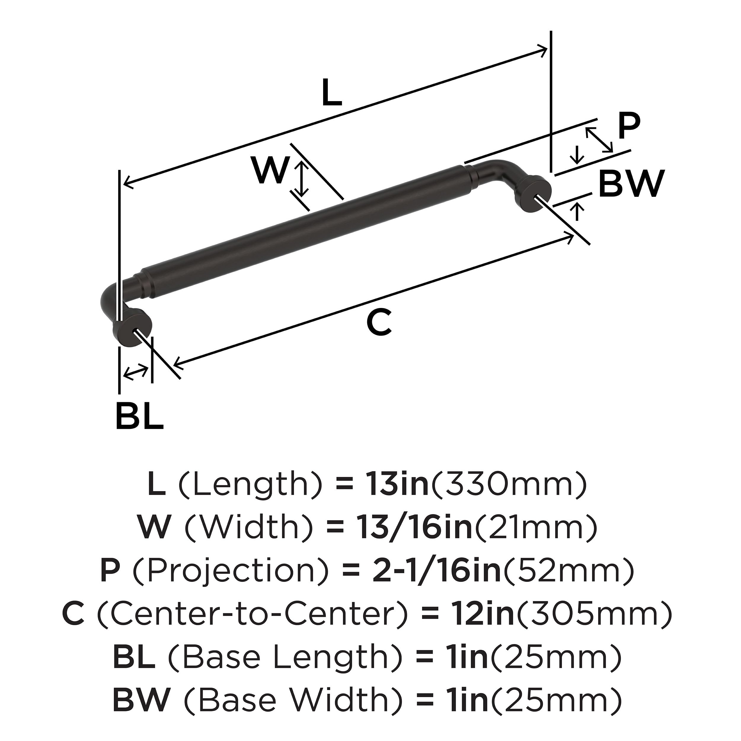 Open Box - Amerock BP37669ORB - Pulls Cabinet Hardware
