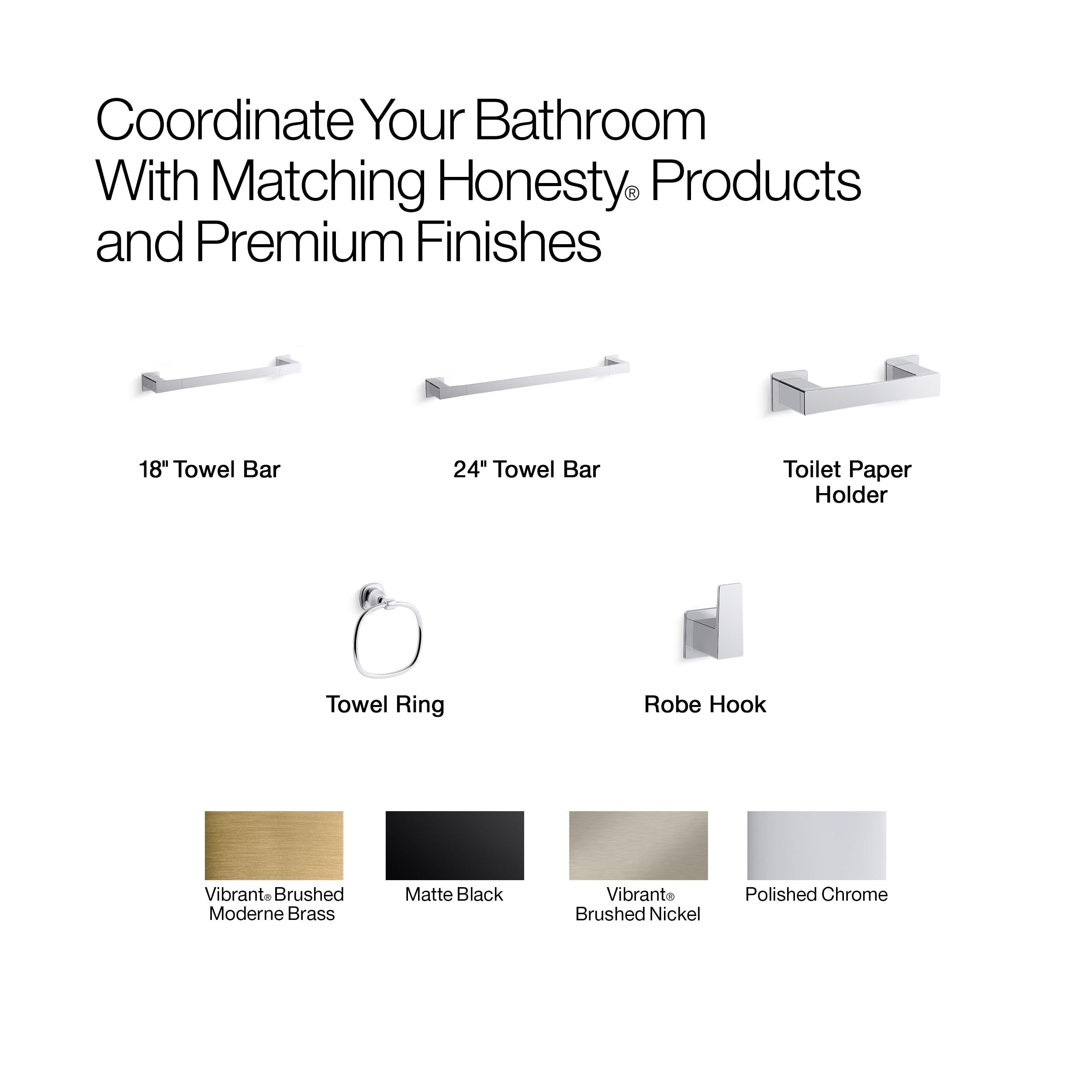 Open Box - Kohler K-26635-BL - Towel Bar Bathroom Hardware