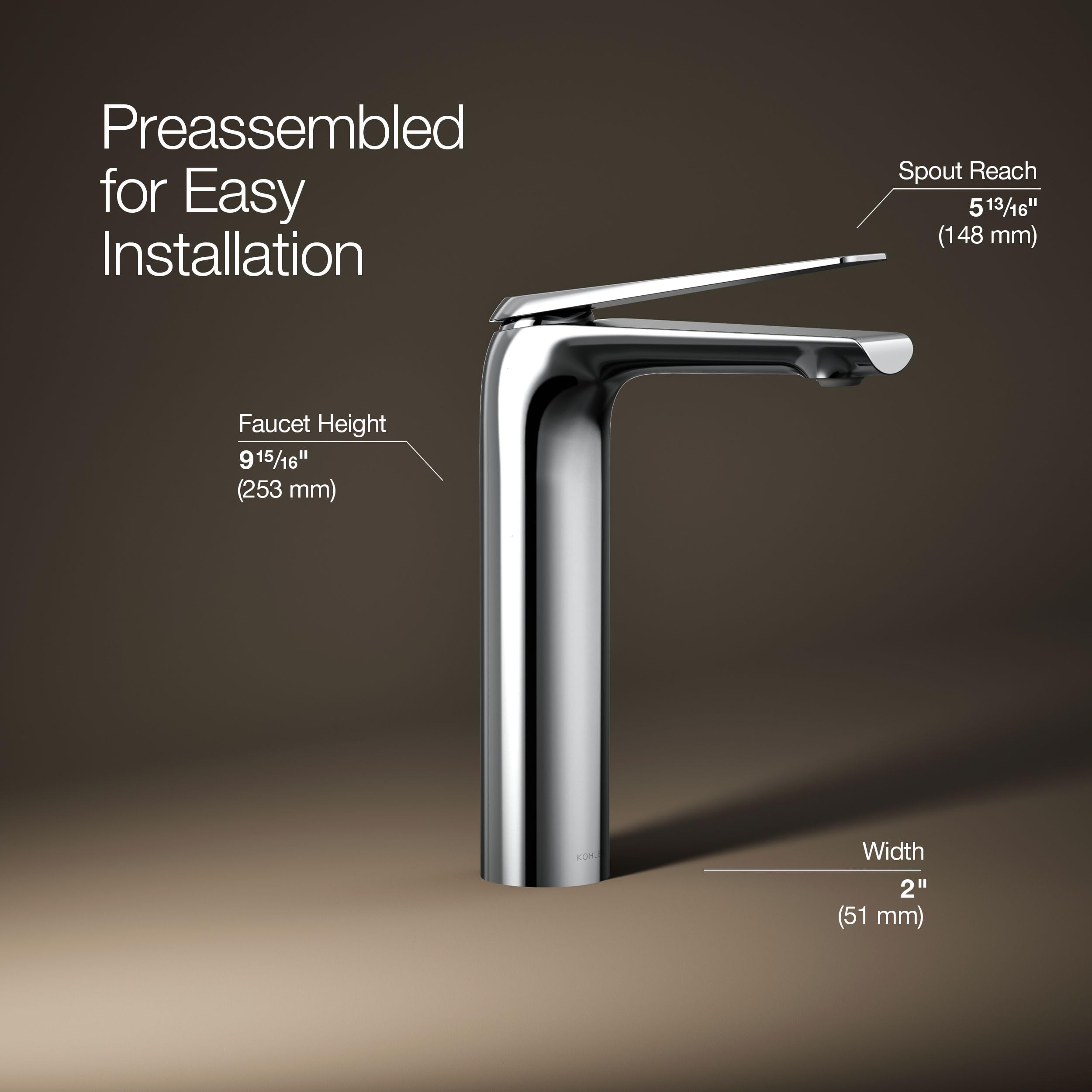 Open Box - Kohler K-97347-4-CP - Bathroom Sink Faucets Faucet