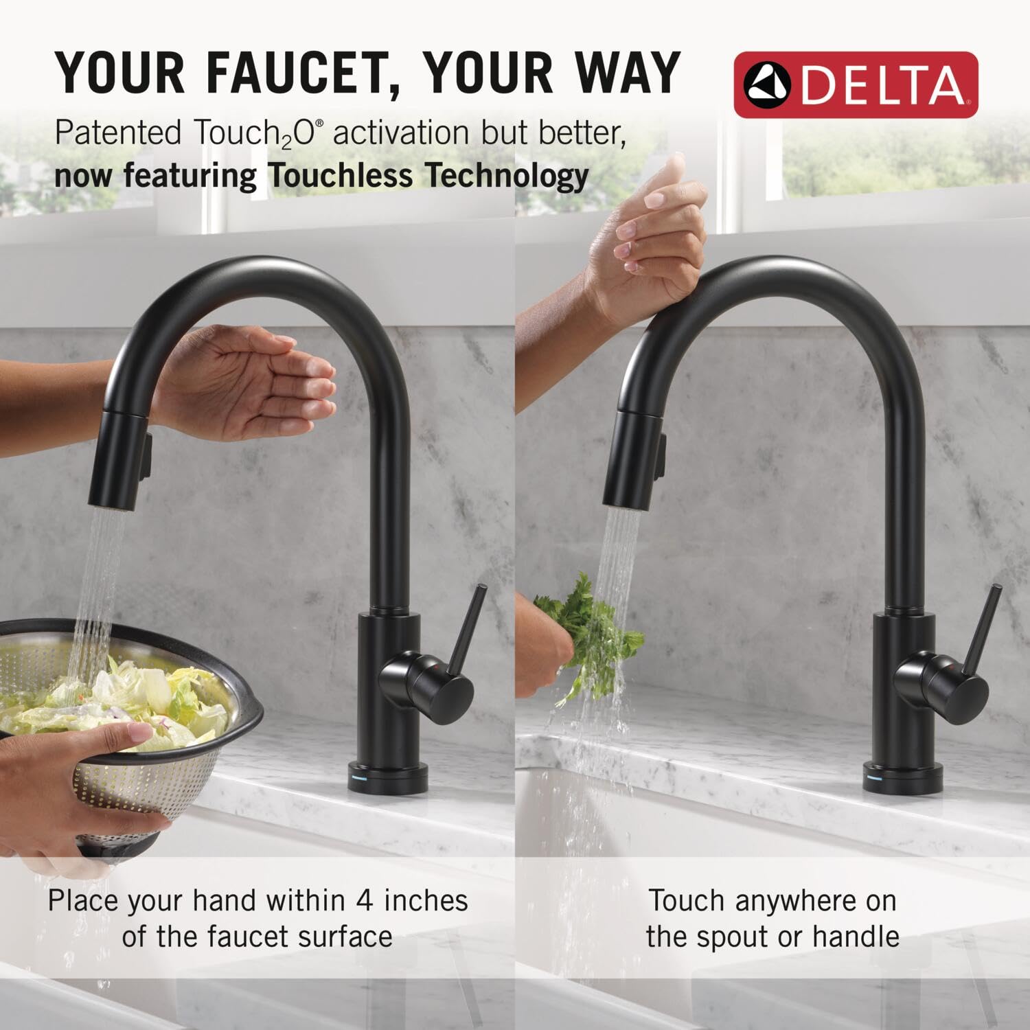 Open Box - Delta 9159TL-BL-DST - Kitchen Faucet