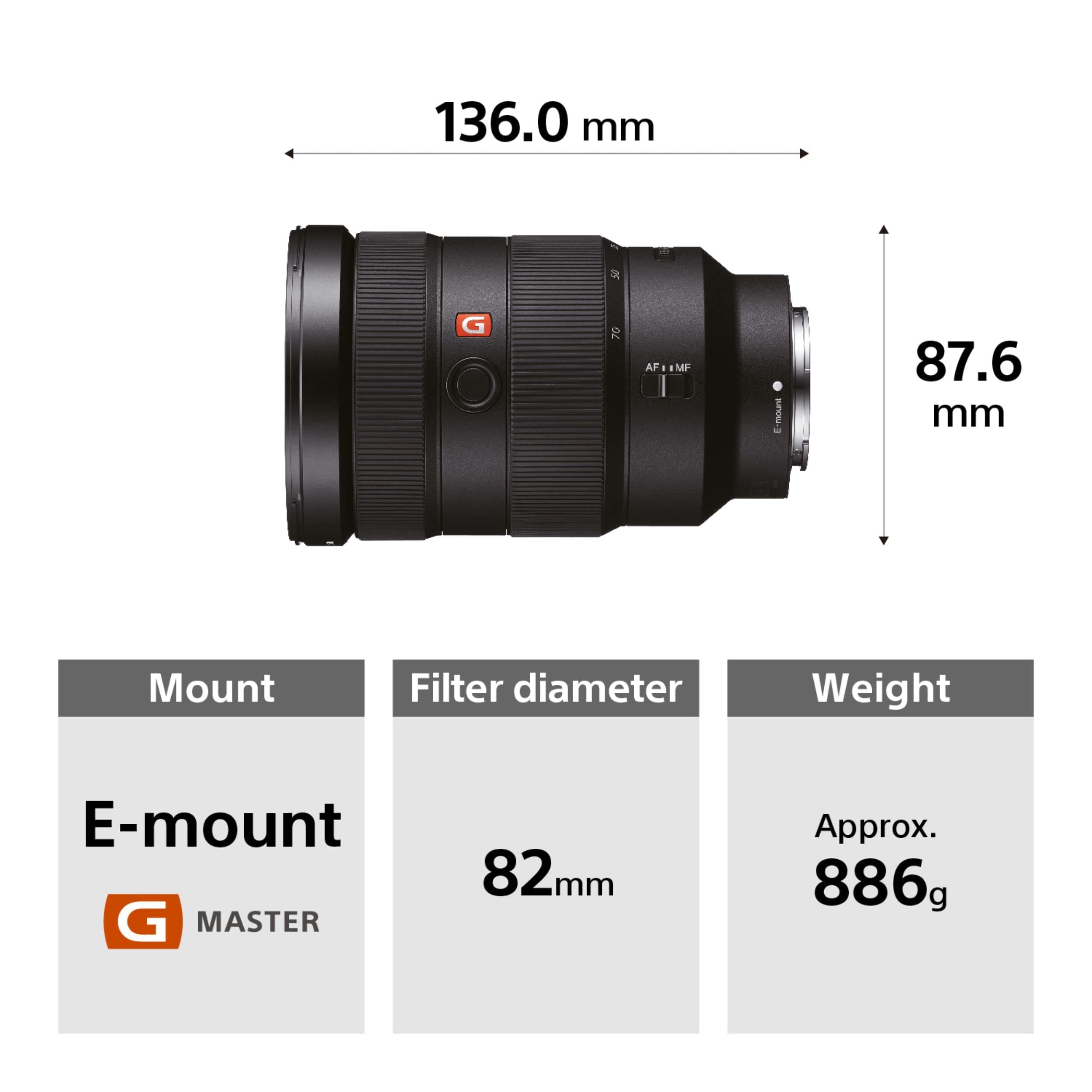 Certified Refurbished - SONY SEL2470GM Interchangeable Lens