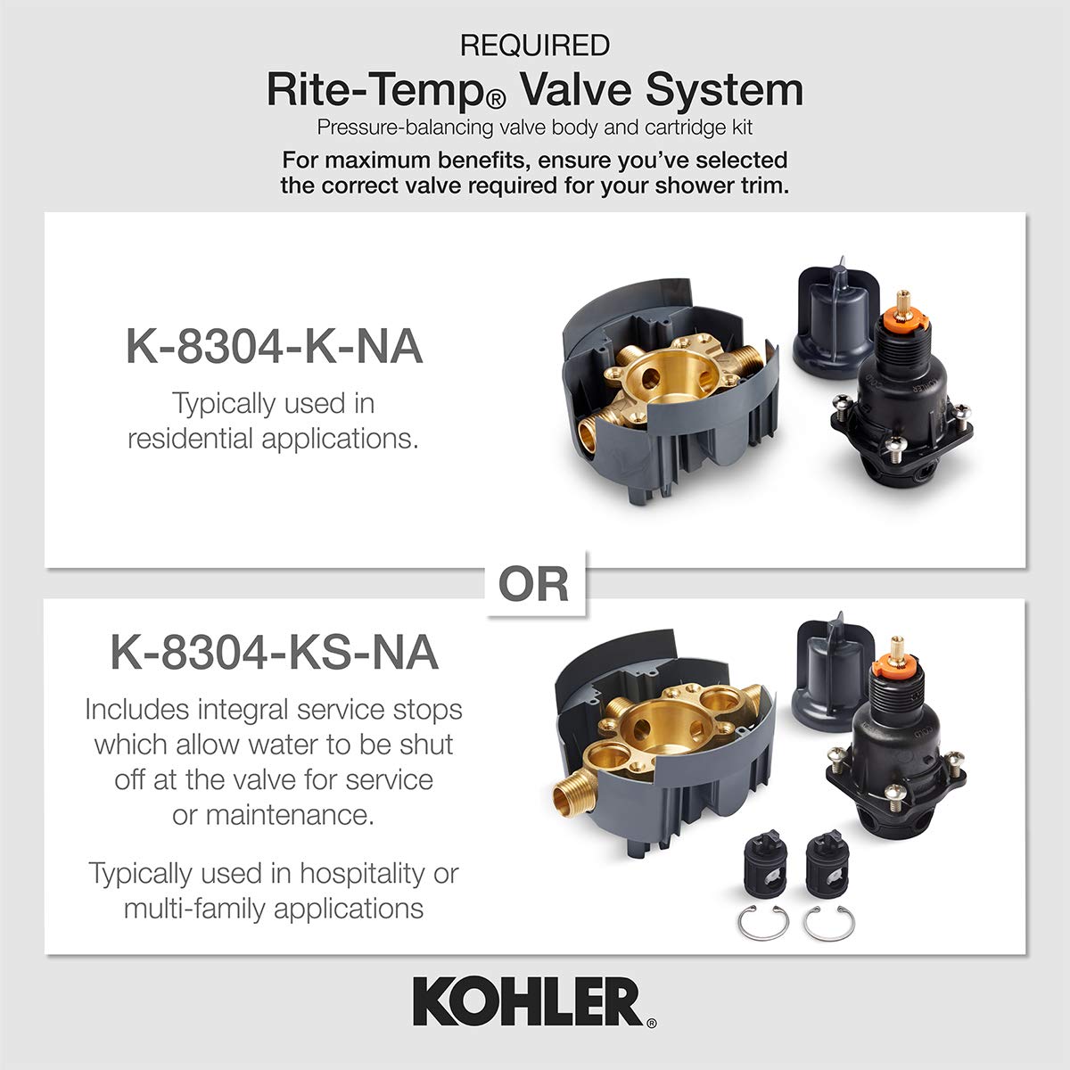 Open Box - Kohler K-TS10276-4G-BN - Shower Only Showers