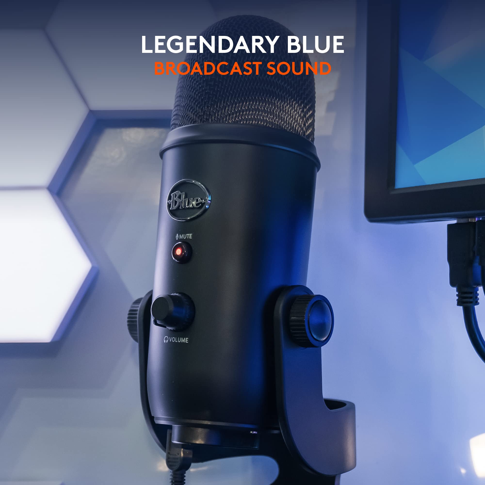 Open Box -  Blue Microphones Yeti USB Microphone - Blackout Edition