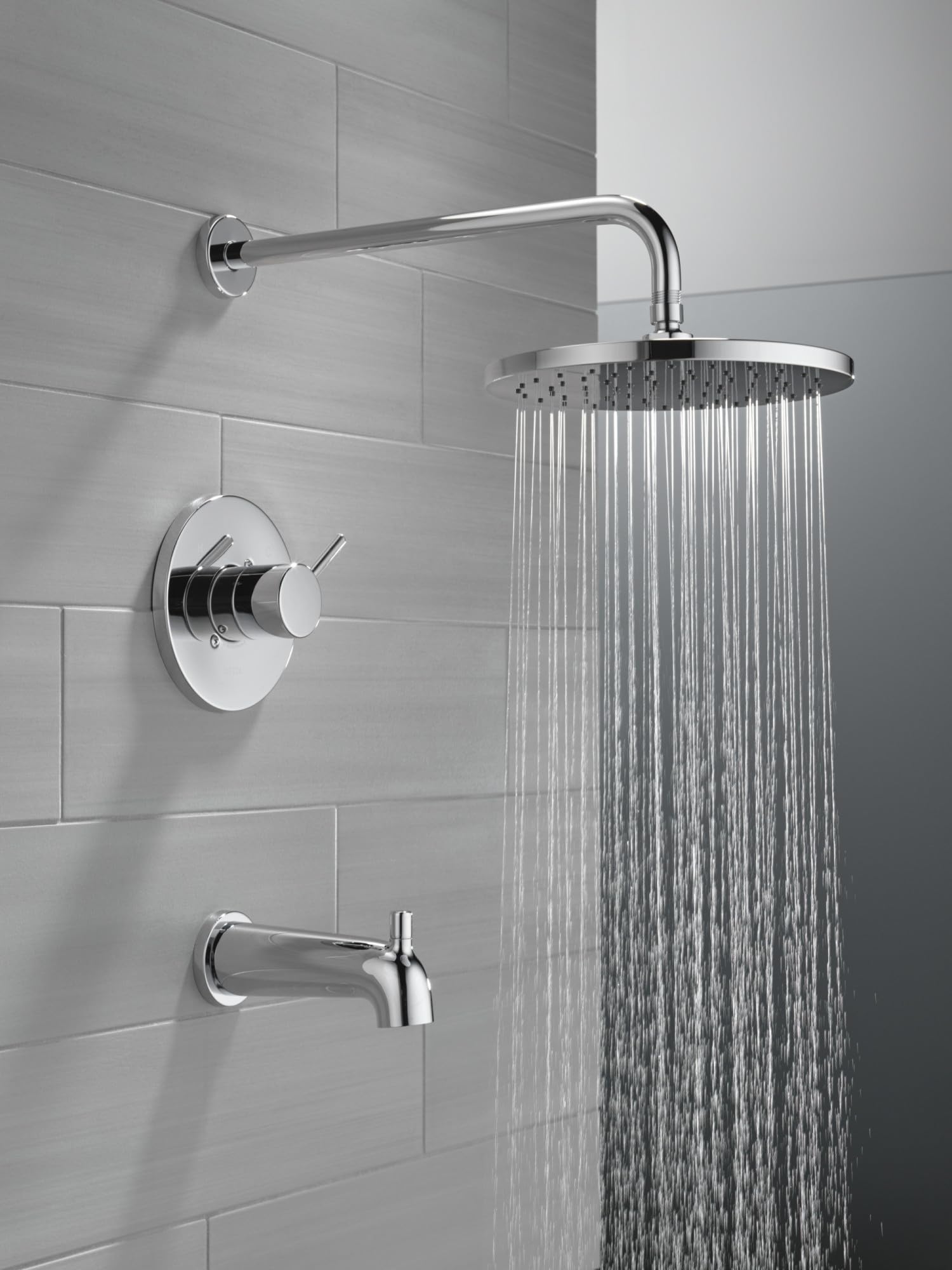 Open Box - Delta T14469-CZ-PP - Tub and Shower Showers