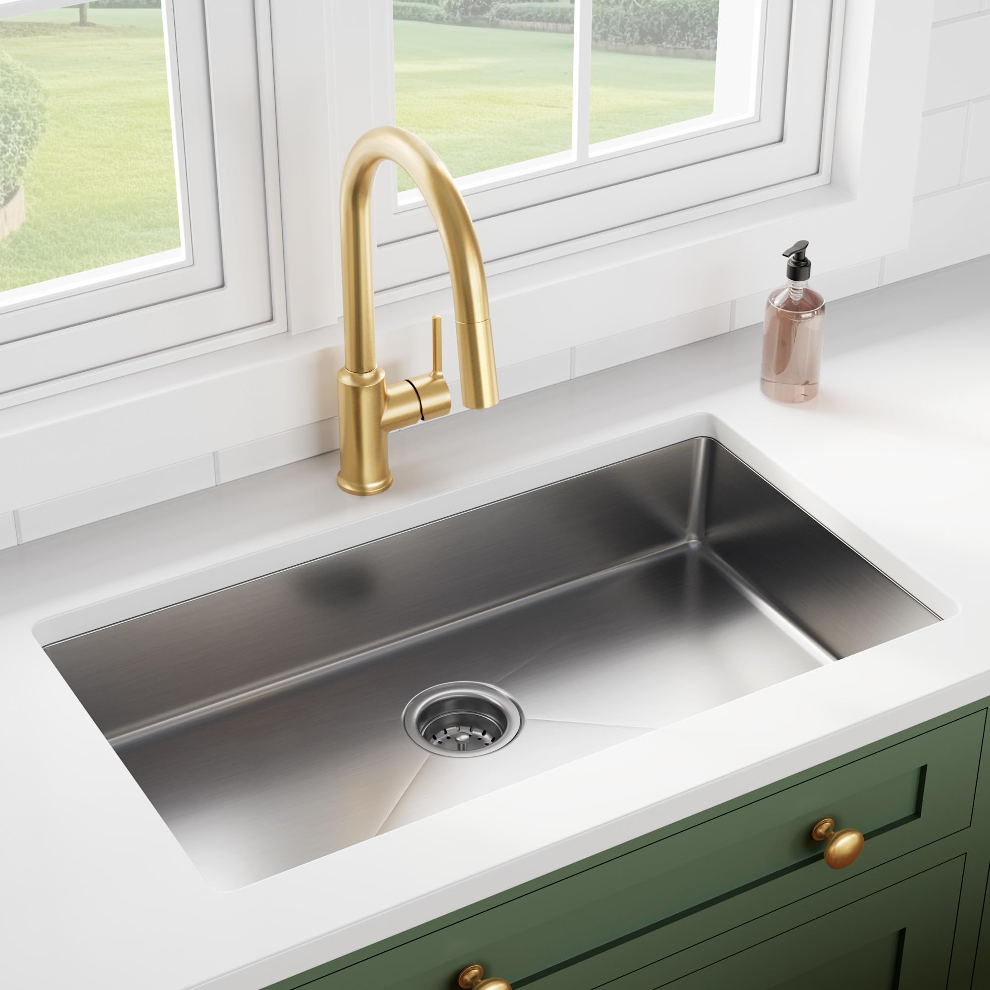 Open Box - PROFLO PFXC4027MB - Kitchen Faucet