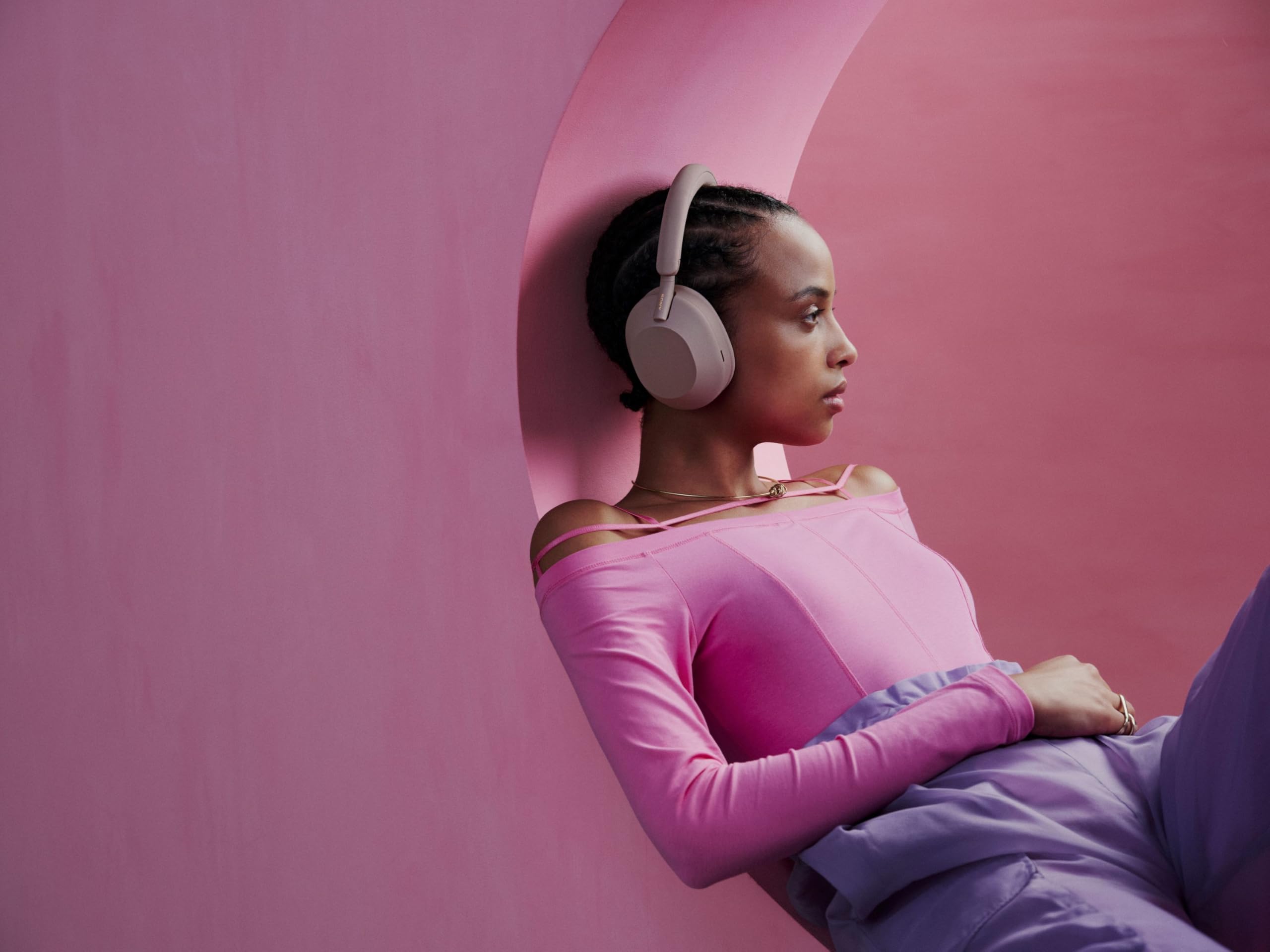 Certified Refurbished - SONY WH1000XM5/P Headphone (BT)