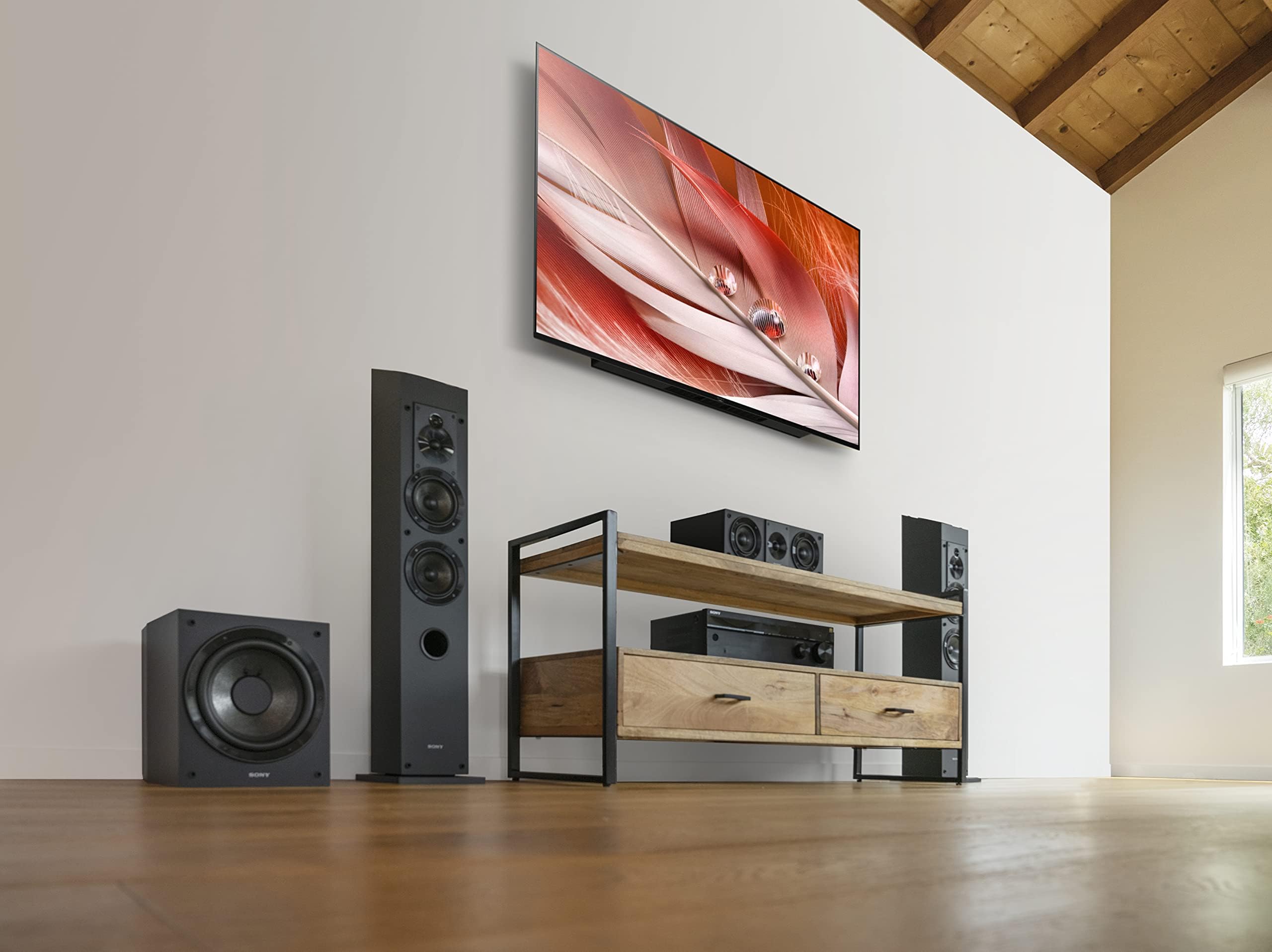 Certified Refurbished - Sony SS-CS3 3-way 4-driver Floor-Standing Speaker System -Sold Individually