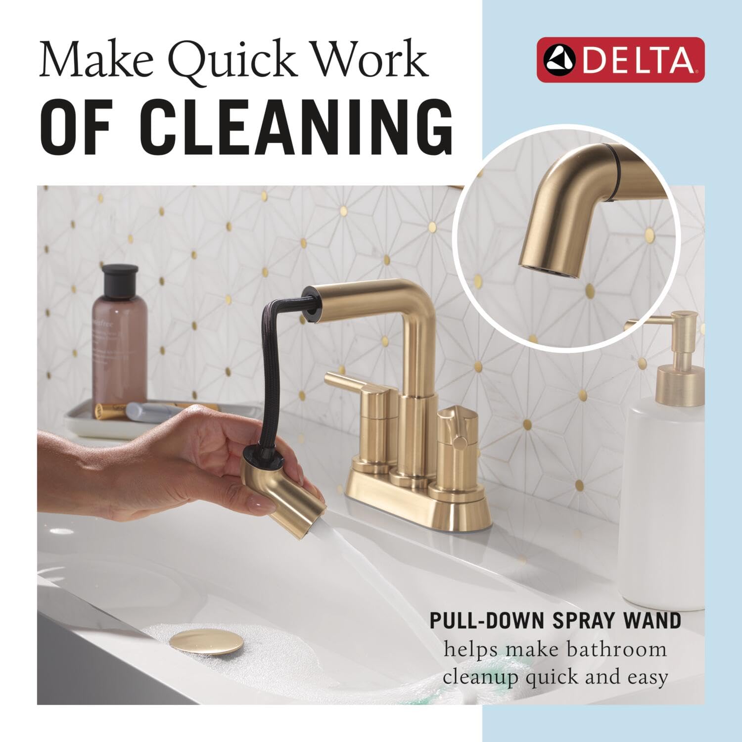 Open Box - Delta 25849LF-CZPD - Bathroom Sink Faucets Faucet