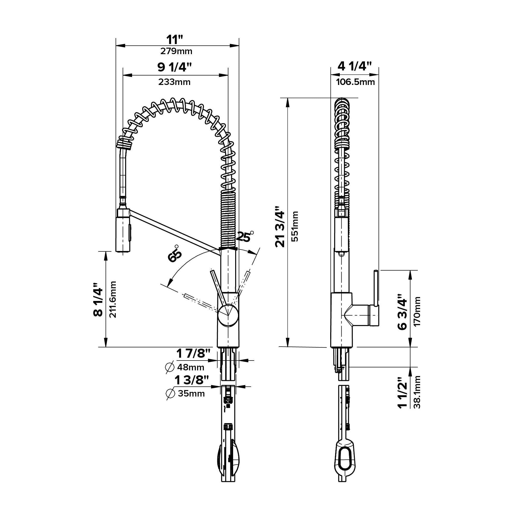 Open Box - Kraus KPF-2631CH - Kitchen Faucet
